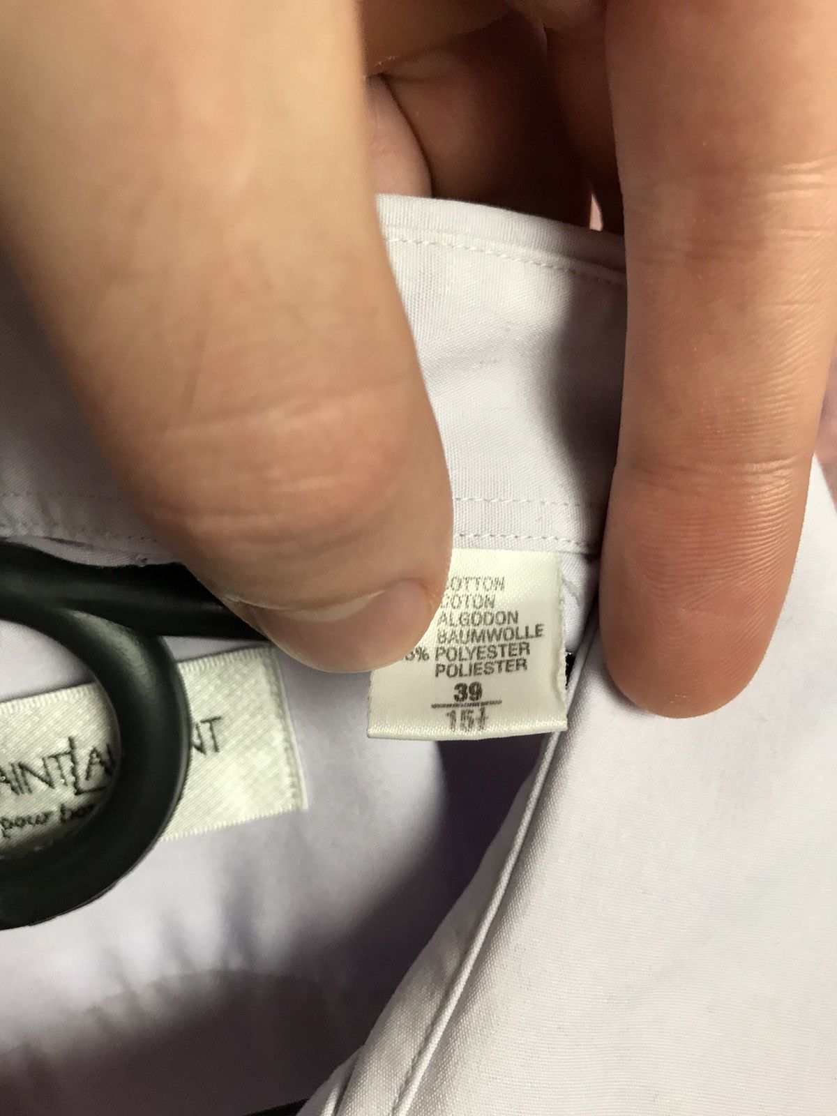 Vintage × Yves Saint Laurent YSL Yves Saint Laurent luxury vintage shirt Size US XXL / EU 58 / 5 - 4 Thumbnail