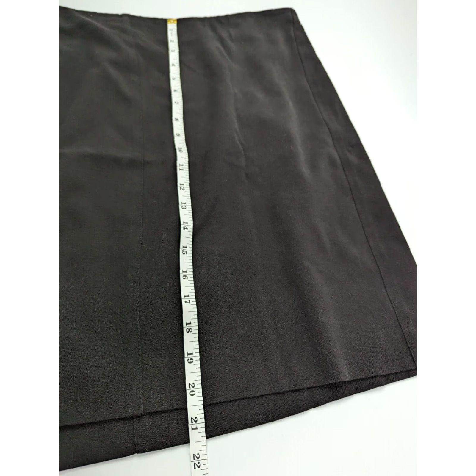 Vintage VINTAGE Lane Bryant Black Side Zip Skirt Women's Size 18 Knee Length Pencil Straight Slit Zip All Seasons Plus Department Women Size 40" / US 18 - 3 Thumbnail
