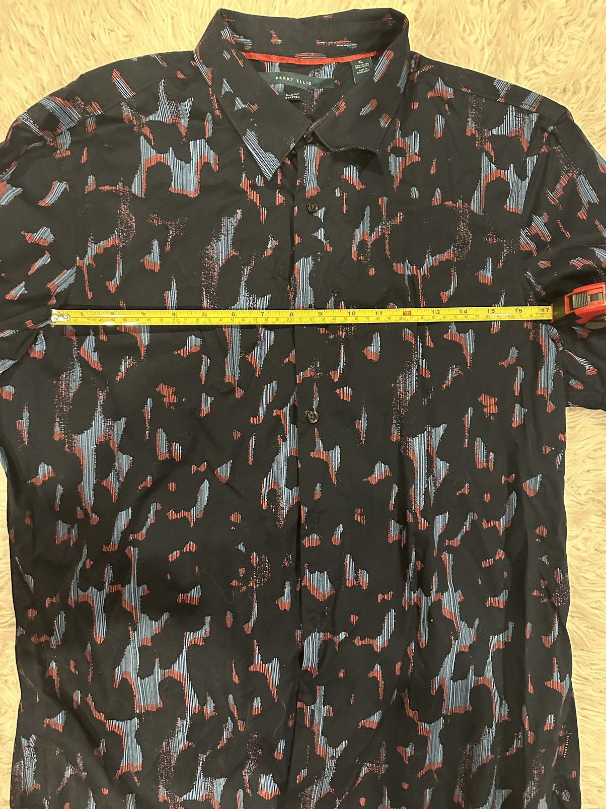 Perry Ellis Perry Ellis Button Up Size US XL / EU 56 / 4 - 4 Thumbnail