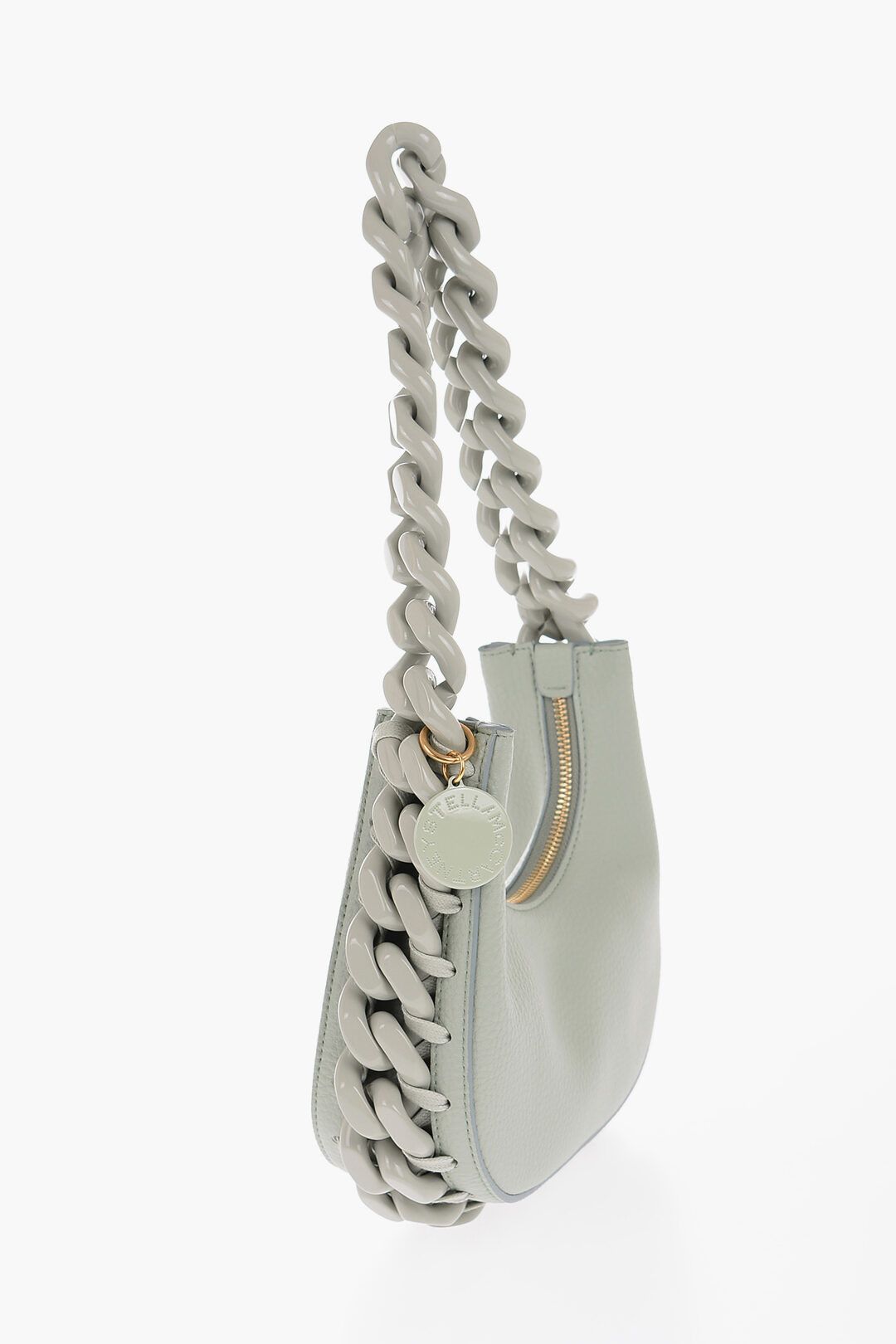 Stella McCartney og1mm0824 Size: OS / Mini Hobo Bag WIth Chain in Grey Size ONE SIZE - 2 Thumbnail