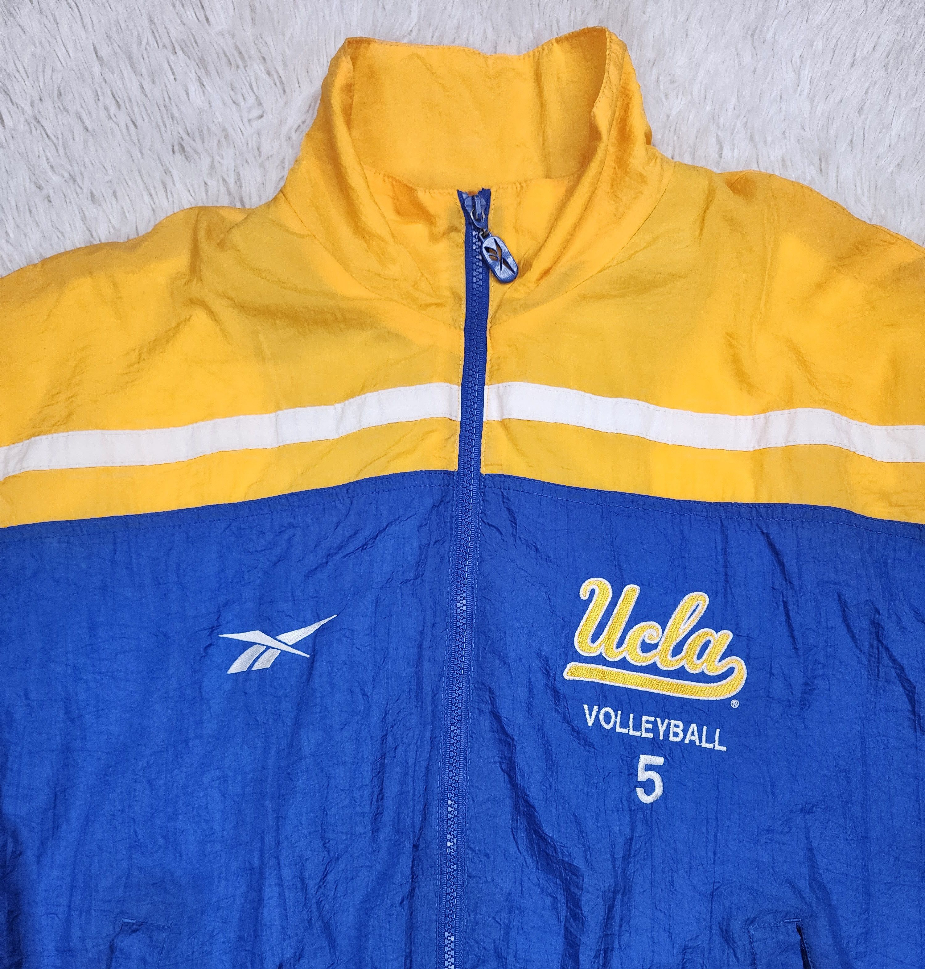 Reebok Vintage Reebok UCLA Volleyball windbreaker jacket Size US M / EU 48-50 / 2 - 2 Thumbnail