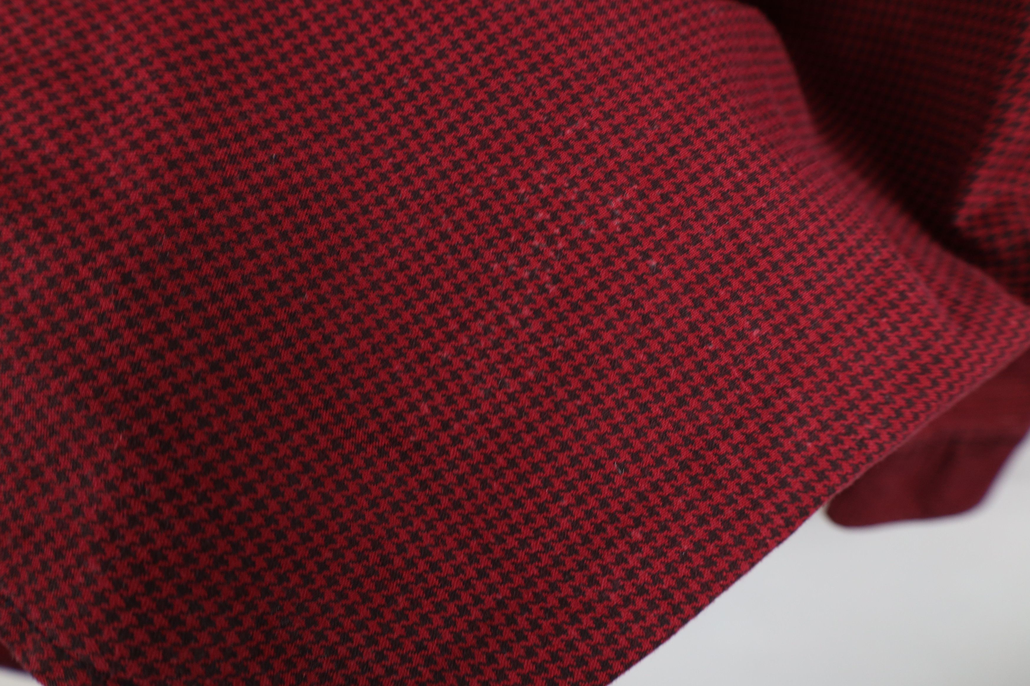 Vintage Vintage 90s Streetwear Houndstooth Collared Button Shirt Size US M / EU 48-50 / 2 - 11 Thumbnail