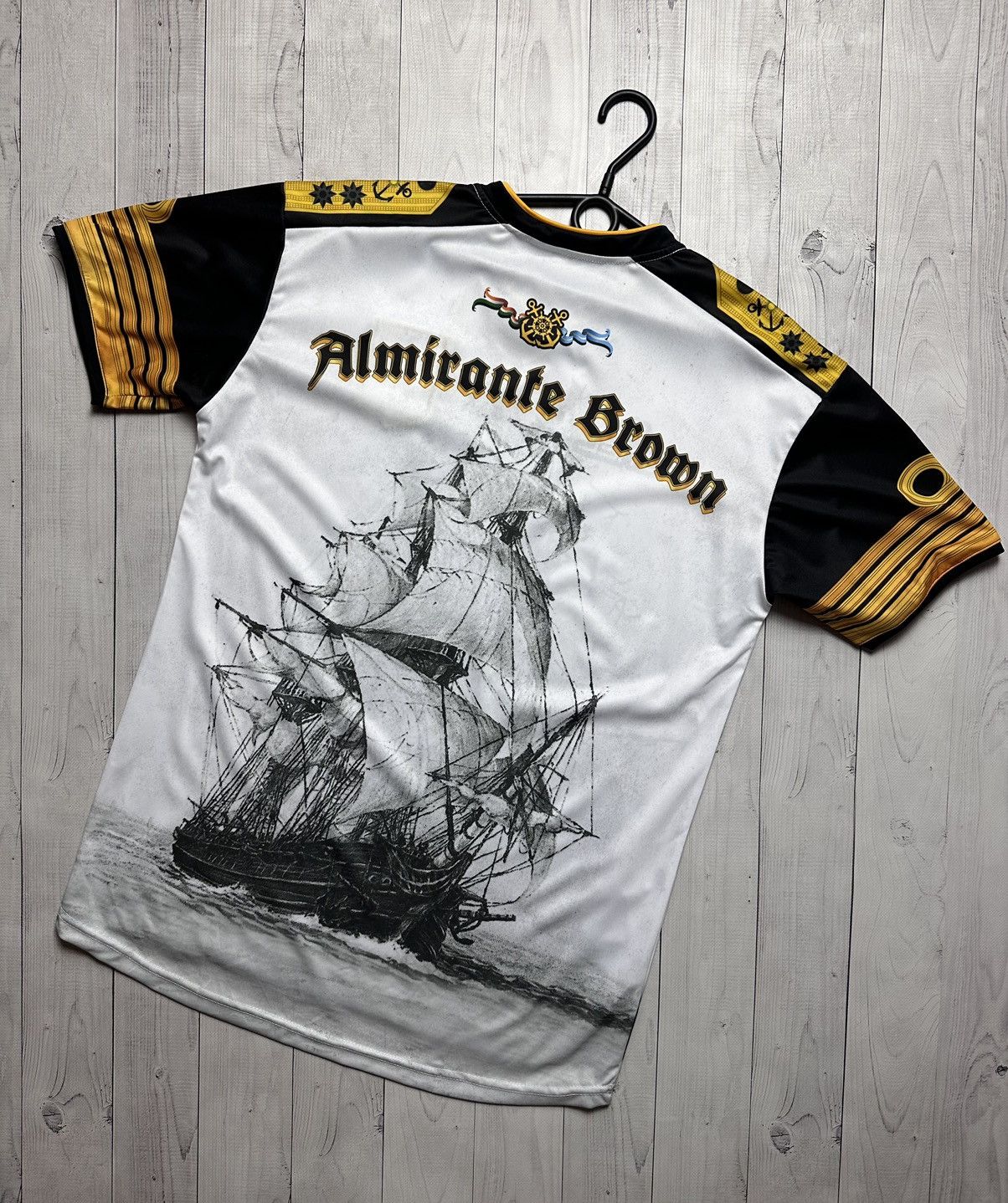 Vintage Vintage Soccer Jersey Almirante Brown size L pirate rare Size US L / EU 52-54 / 3 - 2 Thumbnail