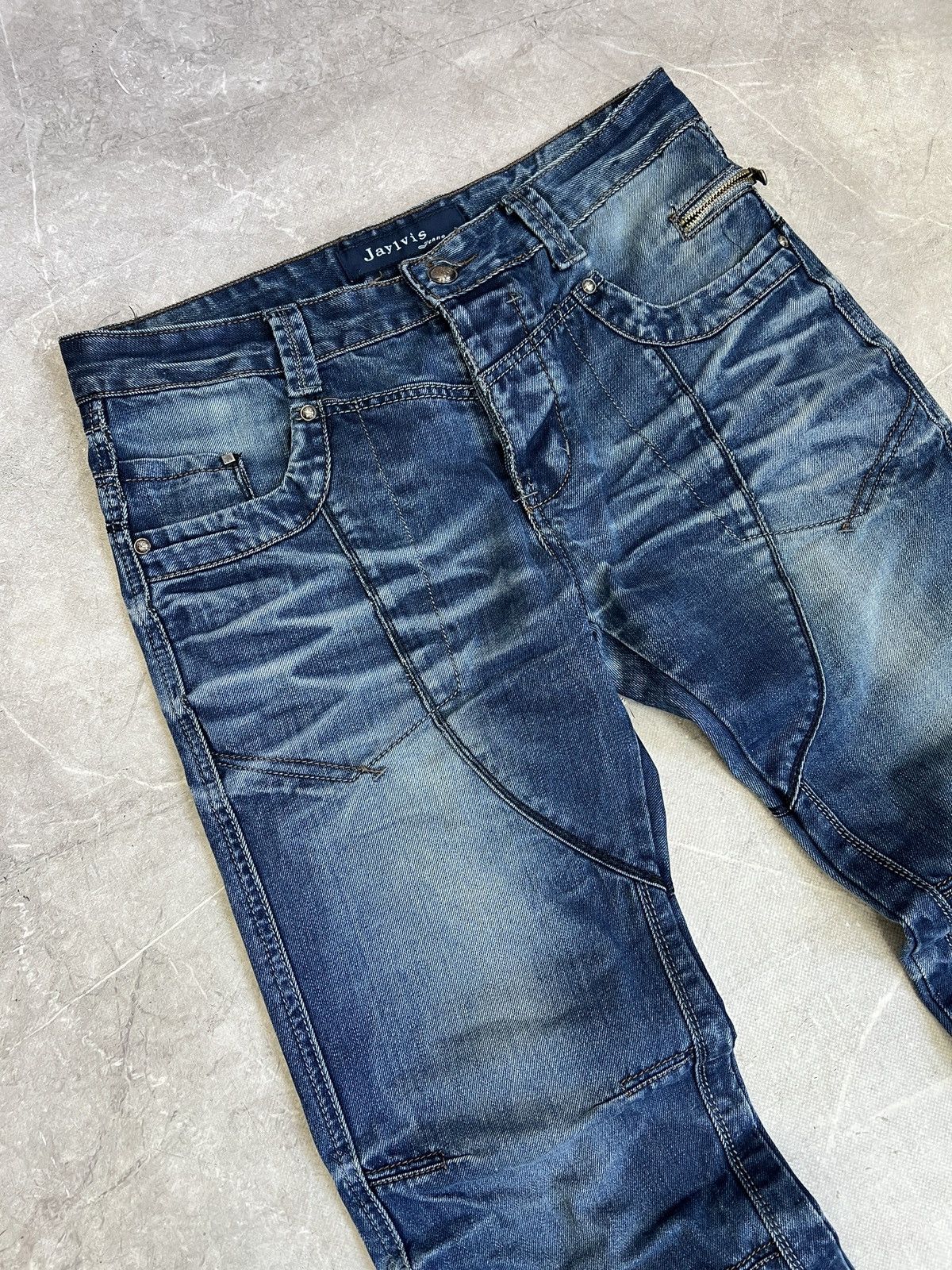 Seditionaries Rare washed japanese zipper pants rick owens style y2k Size US 33 - 3 Thumbnail