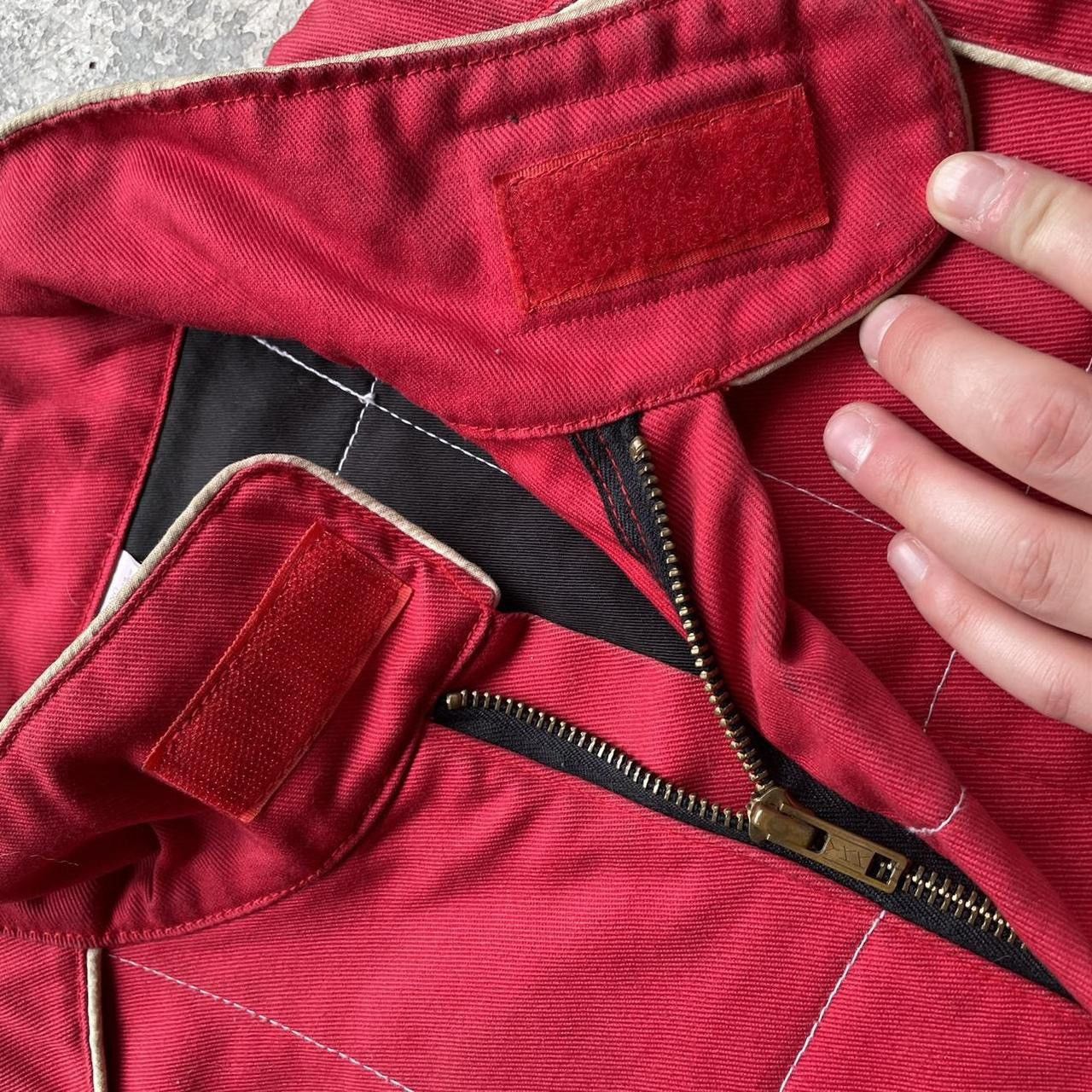 Other cool racing pit crew style jacket red quilted jacket Size US M / EU 48-50 / 2 - 7 Thumbnail