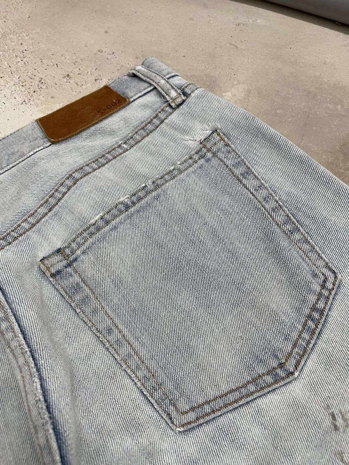 Japanese Brand × Uniqlo Uniqlo Double Knee Stain Distressed Custom Size US 33 - 21 Thumbnail