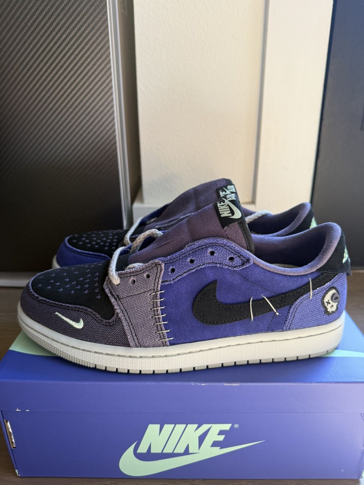 Jordan Brand Zion Williamson x Air Jordan 1 Retro Low OG Voodoo Men's Size US 8.5 / EU 41-42 - 3 Thumbnail