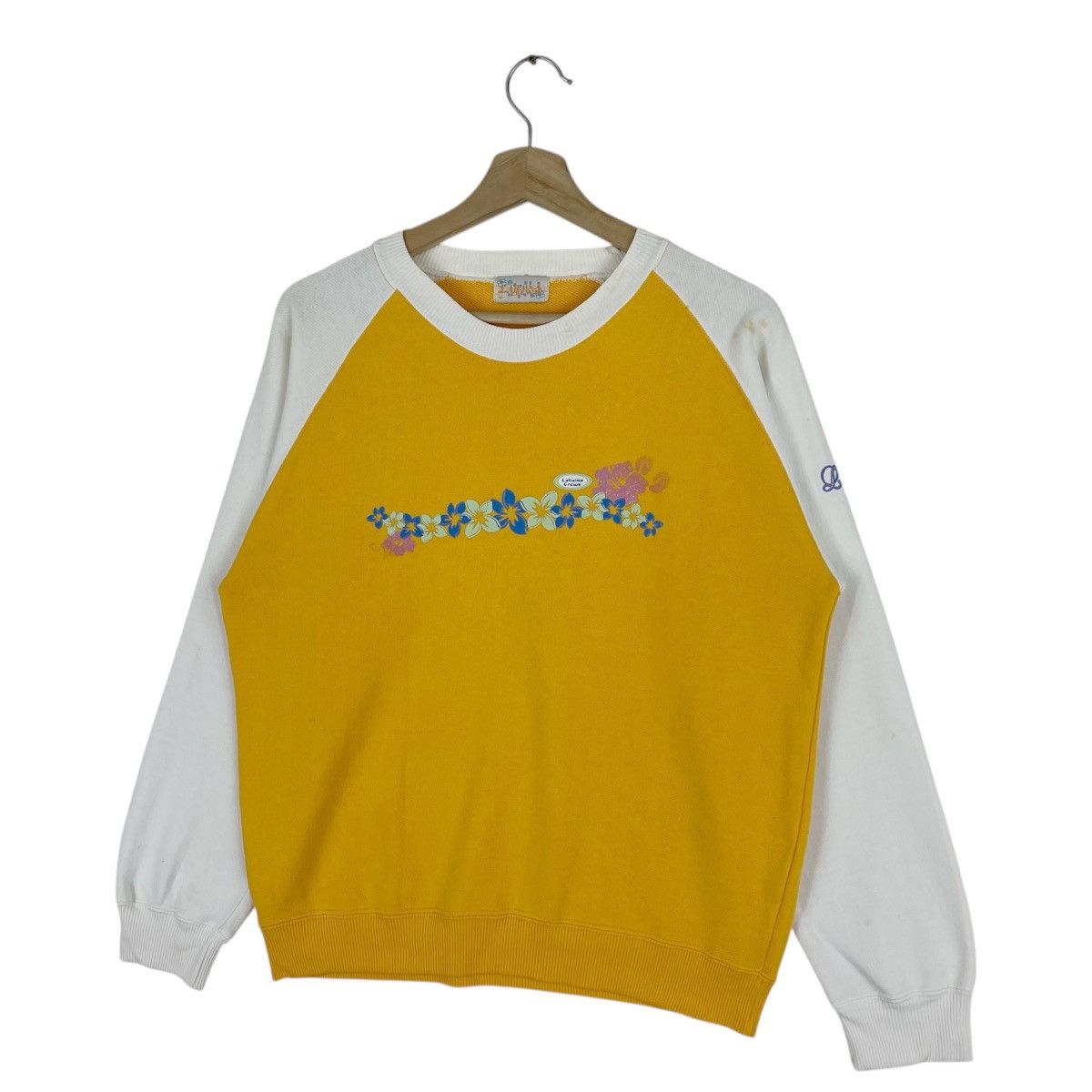 Vintage 90’s Lahaina Crew Floral Sweatshirt Size US M / EU 48-50 / 2 - 2 Thumbnail