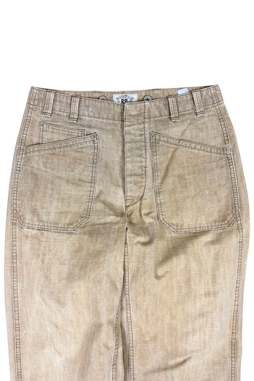 RRL Ralph Lauren Japanese Fabric Workwear Trousers Beige image 4