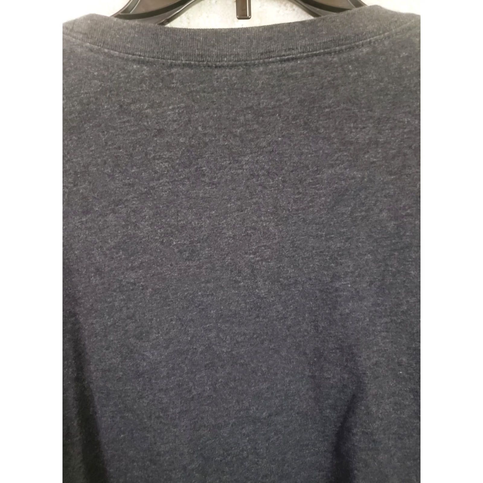 Lands' End Lands' End Men's Super-T Long Sleeve Crewneck T-Shirt 4XLT Charcoal Heathered Mens, 4XLT, Charcoal Heathered, T-Shirt, Crew Neck, Long Sleeve Size US XXL / EU 58 / 5 - 6 Thumbnail