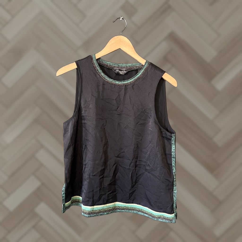 Scotch & Soda Scotch & Soda Womens Black Sleeveless Tank Size 2 Adult Regular Size 2 Tank Top Sleeveless Black Womens Sc o tch & Soda Size XS / US 0-2 / IT 36-38 - 1 Thumbnail