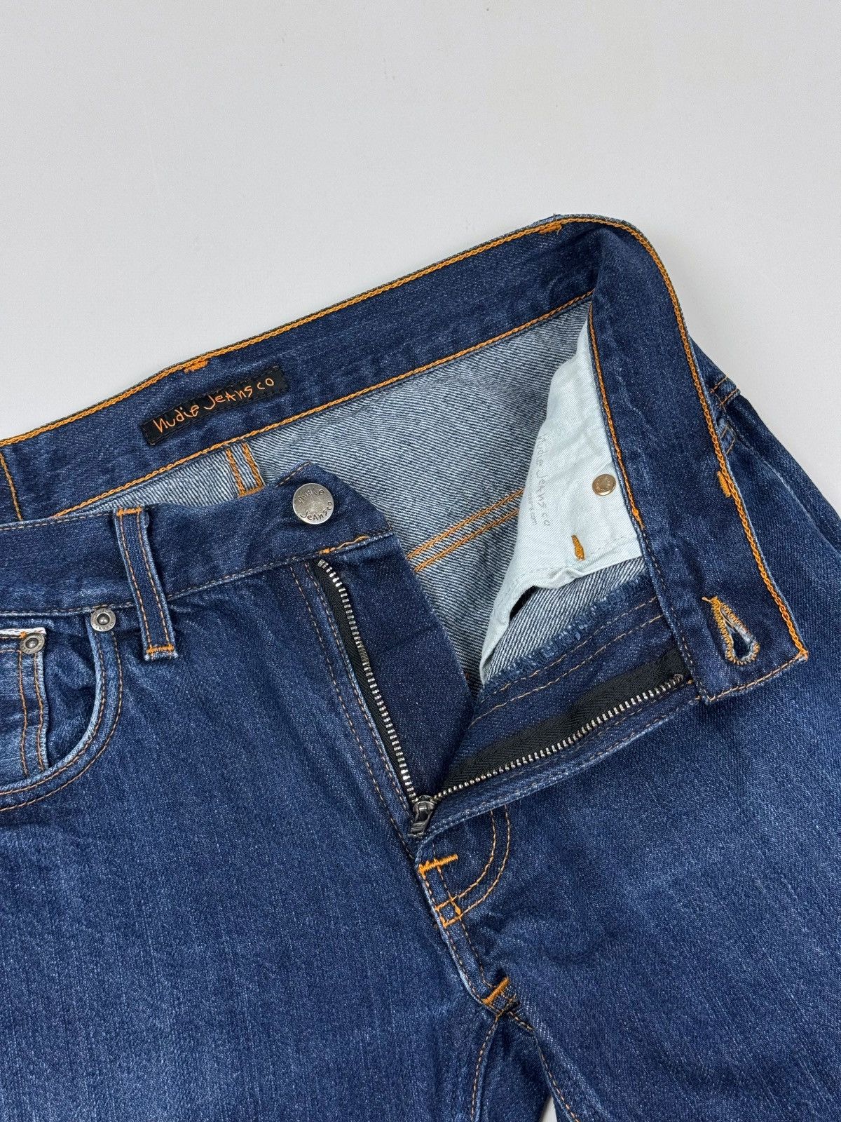 Nudie Jeans Nudie Jeans Co. Thin Finn Org.Dry Heavy Selvage Denim Jeans Size US 30 / EU 46 - 9 Thumbnail