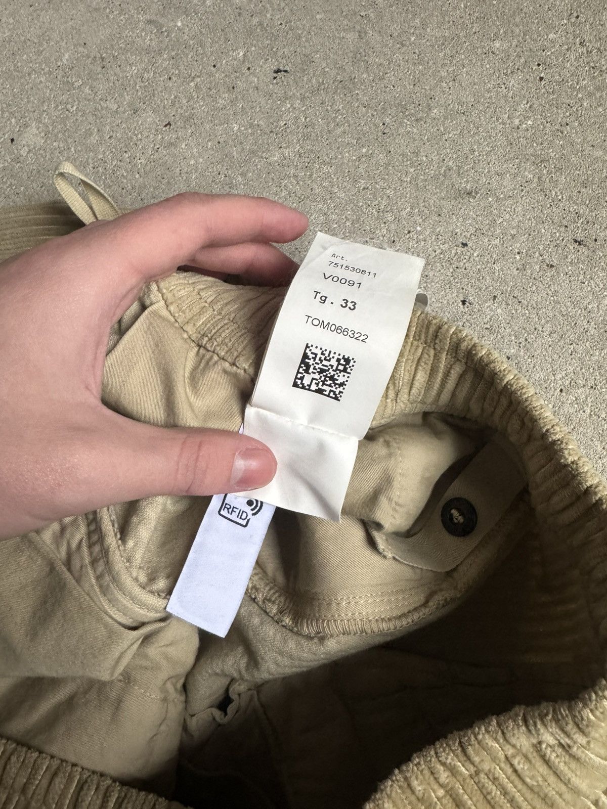 Stone Island Stone Island Cargo Corduroy Pants Size US 33 - 10 Thumbnail
