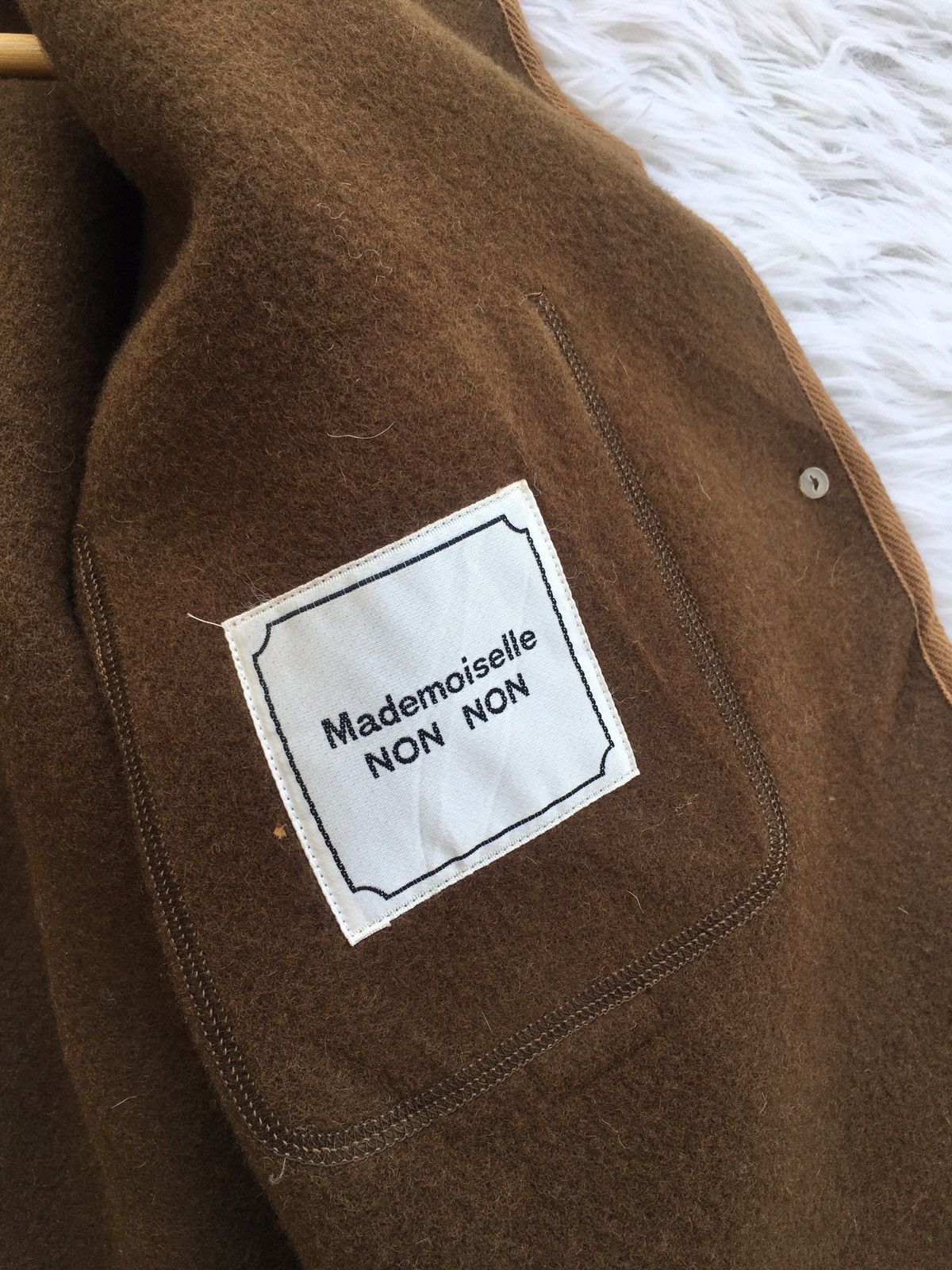 Issey Miyake Rare Vintage Mademoiselle NON NON Wool Jacket Size US L / EU 52-54 / 3 - 9 Thumbnail