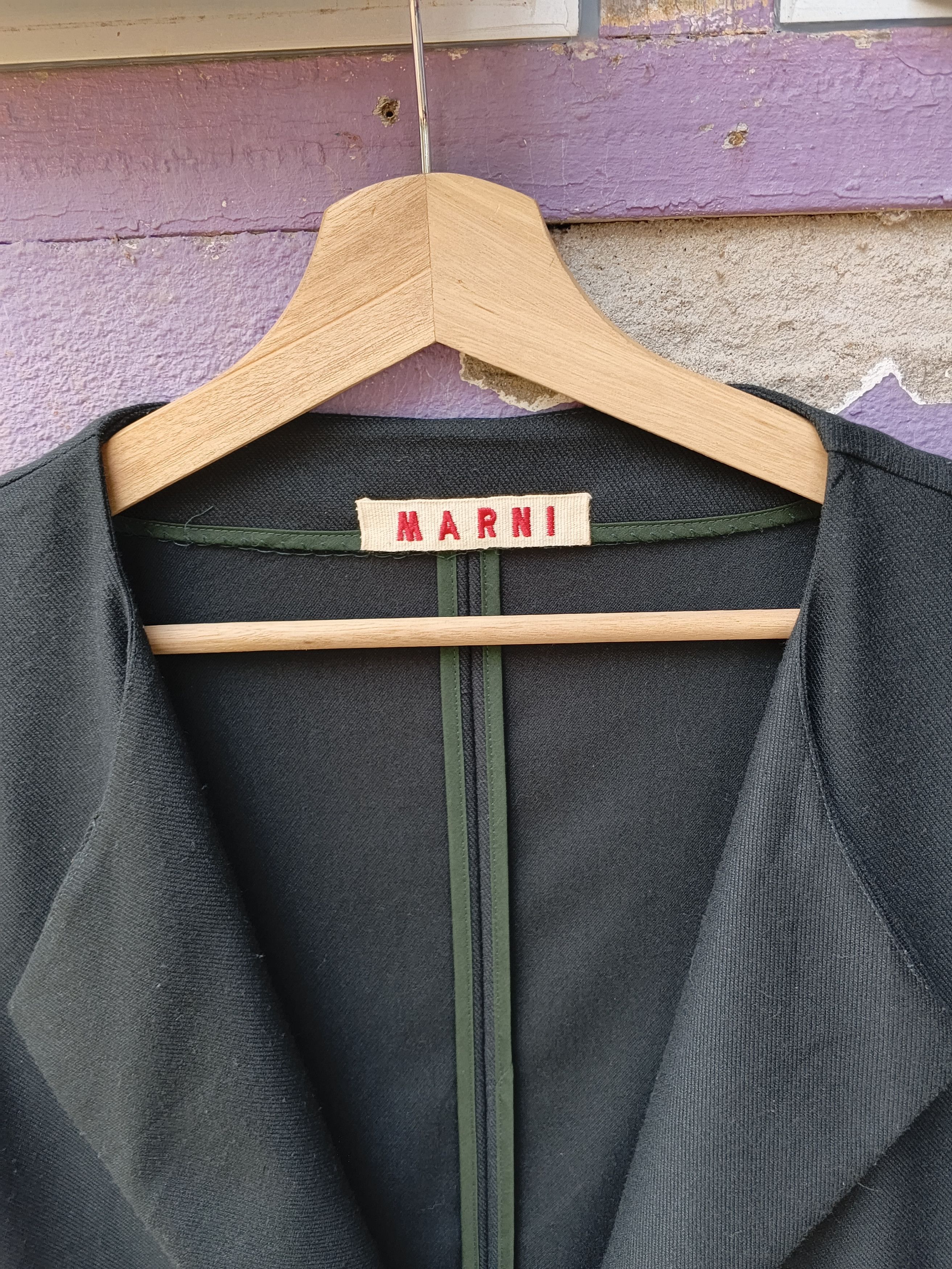 Marni Marni sleeveless Wool long jacket Size M / US 6-8 / IT 42-44 - 3 Thumbnail