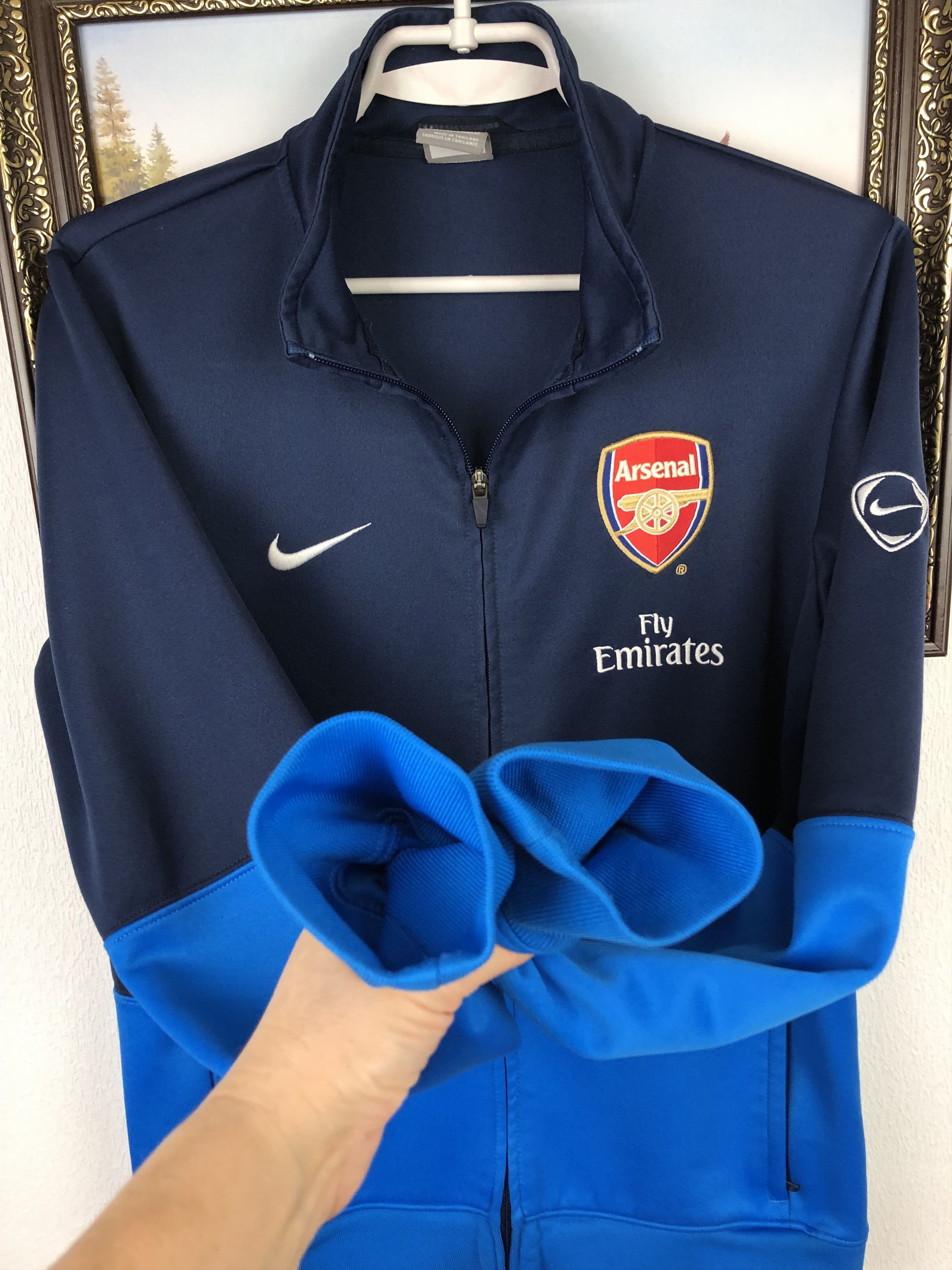 Nike Vintage Arsenal Football Jacket Soccer Track Top Gunners Size US M / EU 48-50 / 2 - 5 Thumbnail
