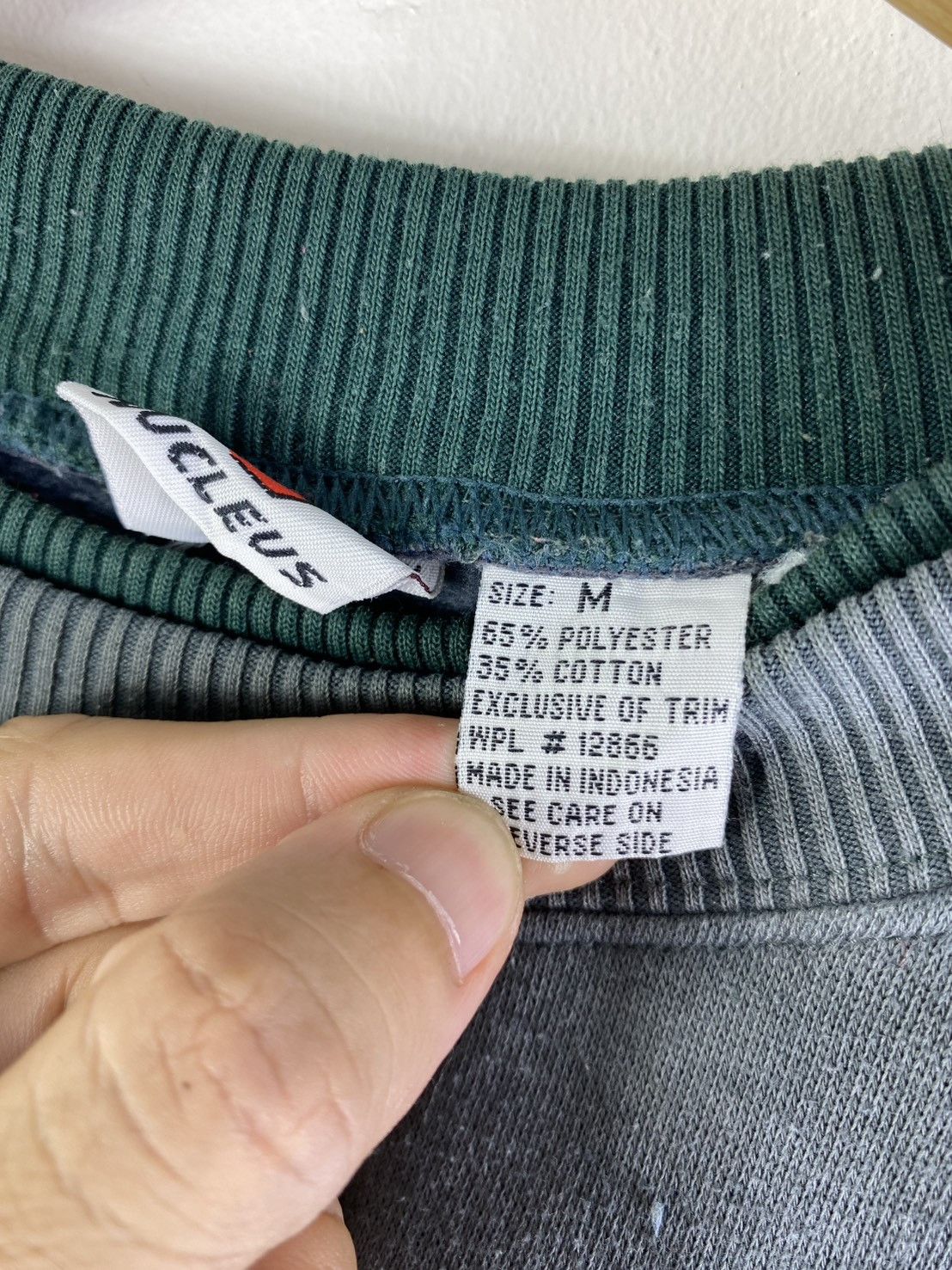 Vintage Vtg Nucleus Tag Sweatshirt Size US M / EU 48-50 / 2 - 4 Thumbnail