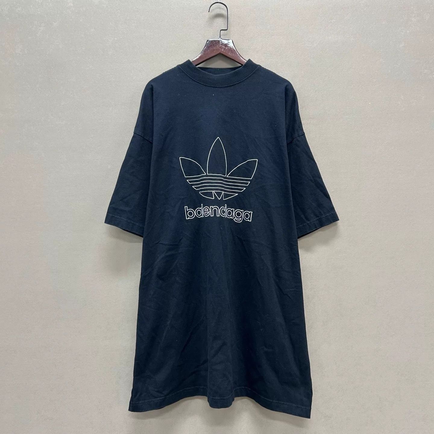 Balenciaga Balenciaga x Adidas Trefoil Embroidered SS Tee 2 Size XS / US 0-2 / IT 36-38 - 1 Thumbnail