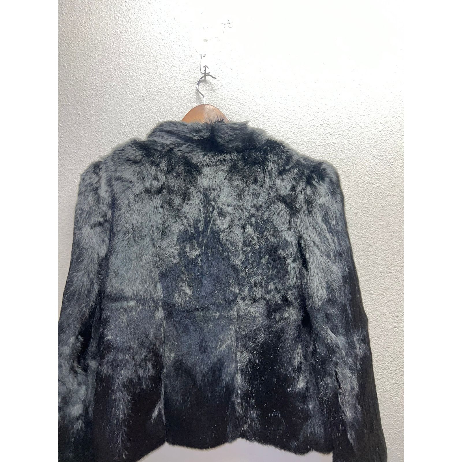 Vintage Vintage Ada Rabbit Fur Coat Black Dyed Montreal VTG Medium Size M / US 6-8 / IT 42-44 - 12 Thumbnail