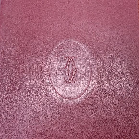 Cartier Cartier Bi-fold Leather Bordeaux Long Wallet Size ONE SIZE - 4 Thumbnail