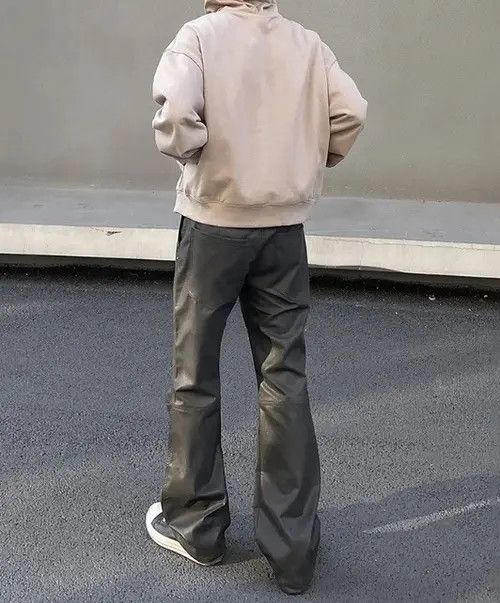 Japanese Brand Ishida x Yuri Straight Leg Stacked PU Leather a pant Size US 30 / EU 46 - 7 Thumbnail