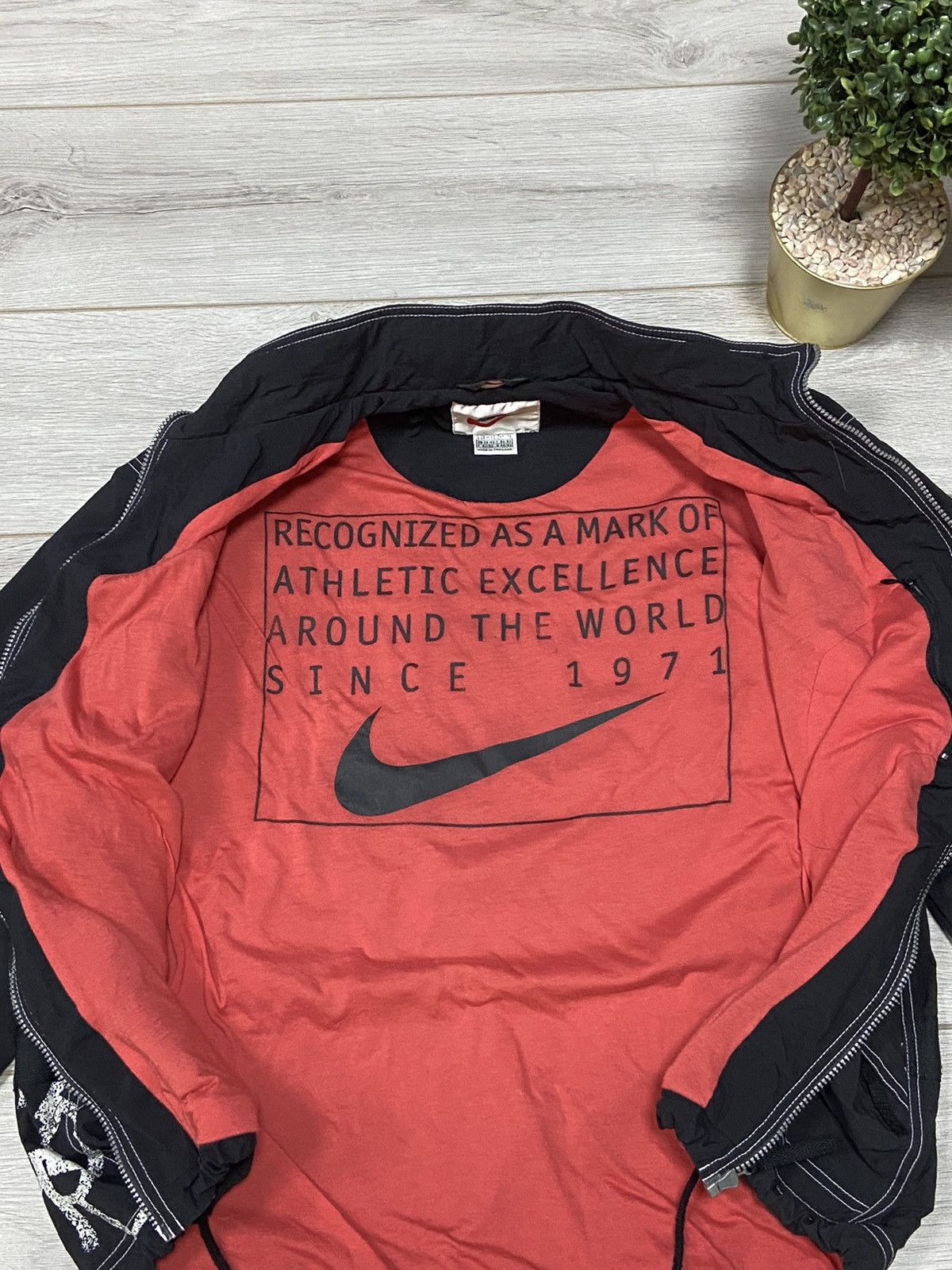 Nike Nike vintage stitched big logo track jacket windbreaker Size US M / EU 48-50 / 2 - 5 Thumbnail