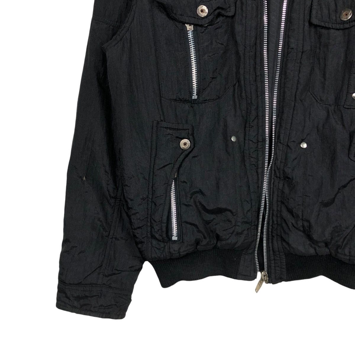 Japanese Brand 🔥VINTAGE BOMBER JACKET ICONIC BLACK BONDAGE LIBERTY Size US L / EU 52-54 / 3 - 6 Thumbnail