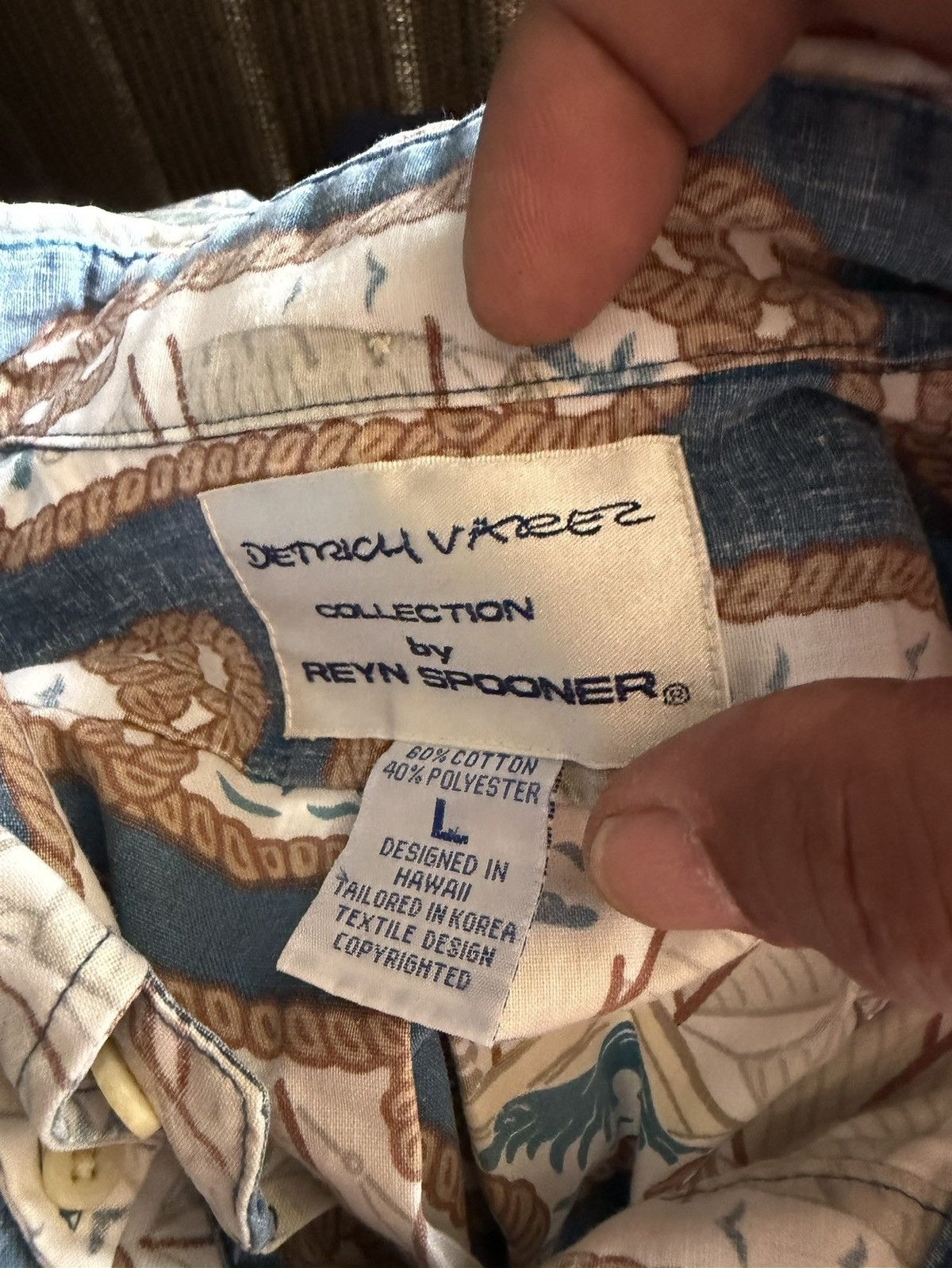 Reyn Spooner PreOwned Reyn Spooner Dietrich Varez Multicolored Men L Size US L / EU 52-54 / 3 - 4 Thumbnail
