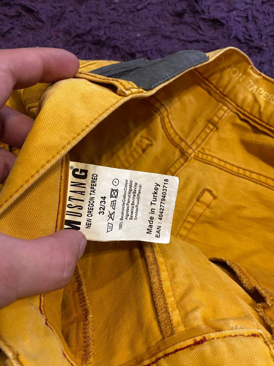 Mustang MUSTANG Men’s Straight Fit Denim Jeans Everyday Wear W32 L34 Size US 32 / EU 48 - 2 Thumbnail