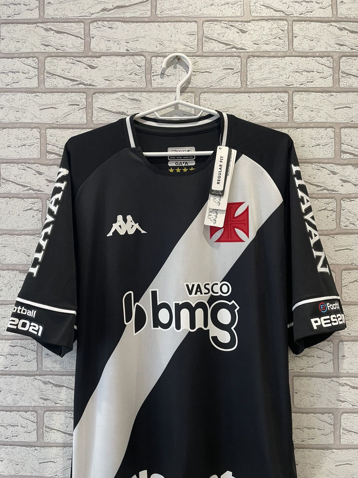 Vintage NEW Kappa Vasco Da Gama 2020 2021 Home Football Shirt Jersey Size US XL / EU 56 / 4 - 4 Thumbnail