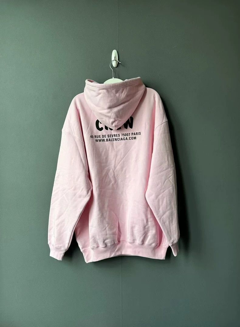 Balenciaga Balenciaga Pink crew Hoodie Size US XS / EU 42 / 0 - 2 Thumbnail