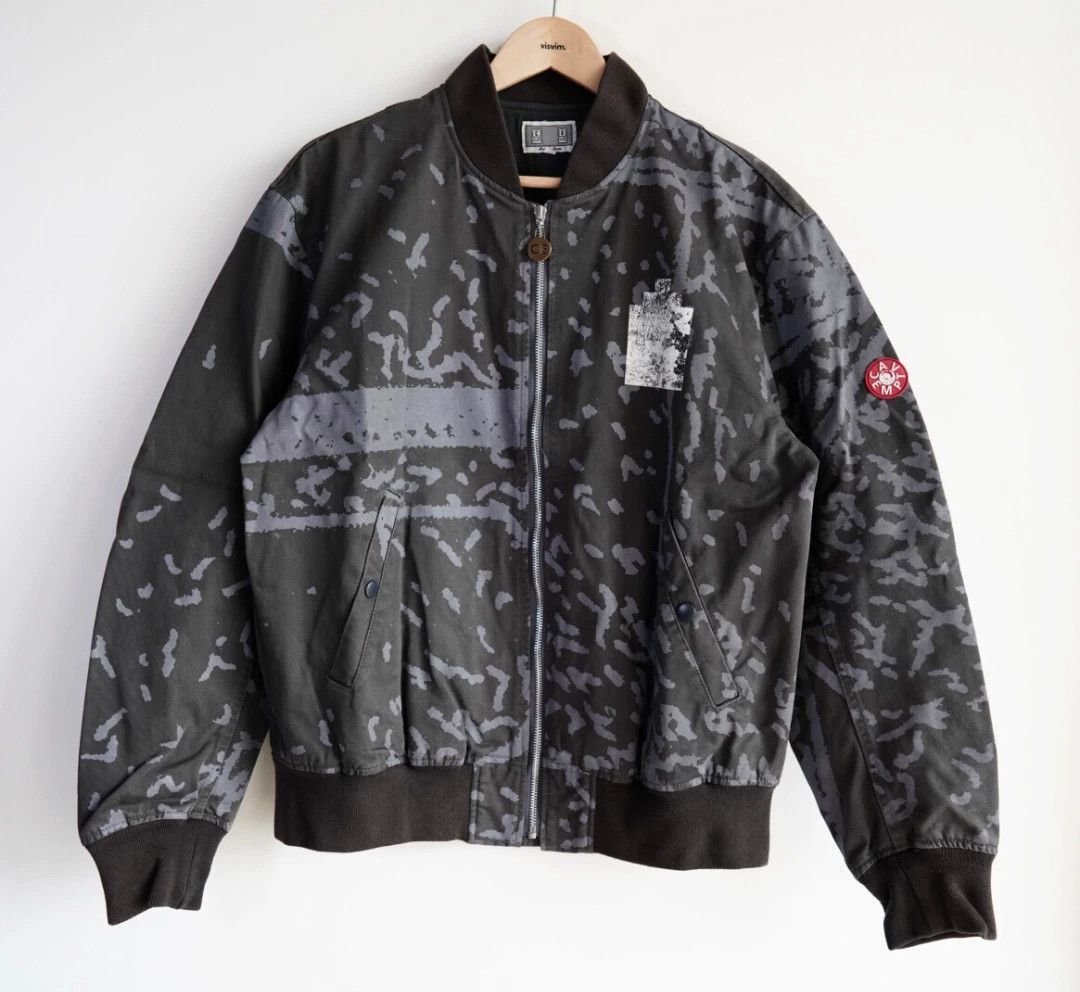 Cav Empt Black Camo Print Bomber Jacket Size L Size US L / EU 52-54 / 3 - 1 Thumbnail