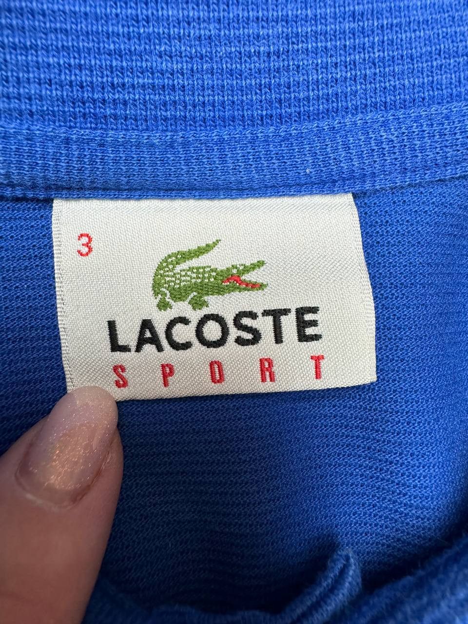 Lacoste Lacoste Long Sleeve Polo size 3 Size US L / EU 52-54 / 3 - 5 Thumbnail