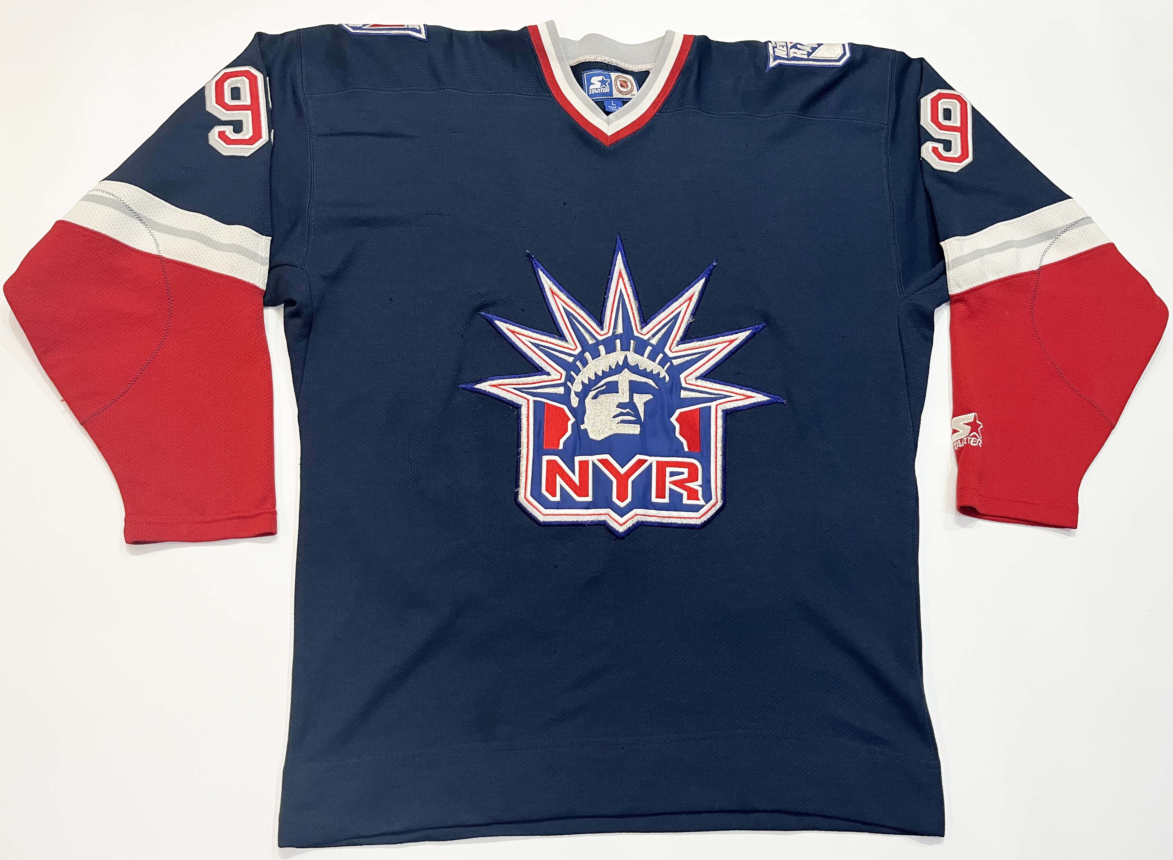 Starter Vtg Starter New York Rangers GRETZKY #99 NHL Hockey Jersey Size US L / EU 52-54 / 3 - 2 Thumbnail