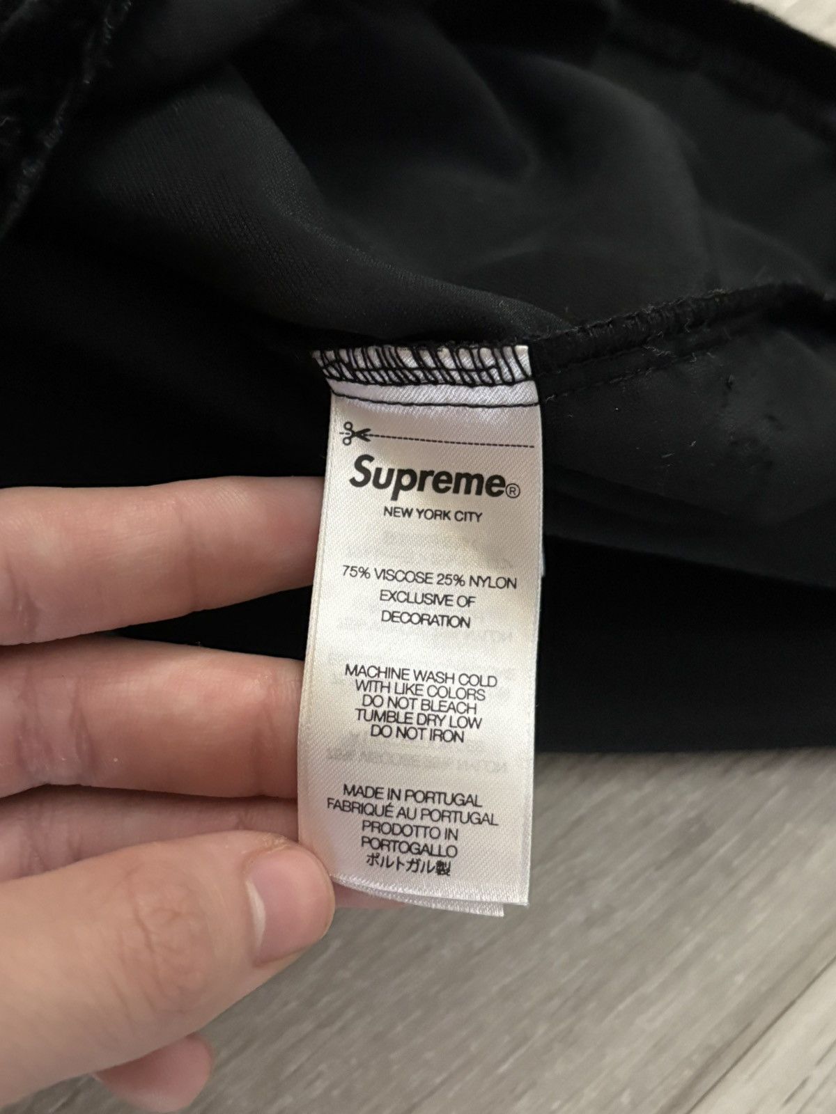 Supreme Supreme Velvet Baseball Jersey SS25 Black Size US S / EU 44-46 / 1 - 6 Thumbnail
