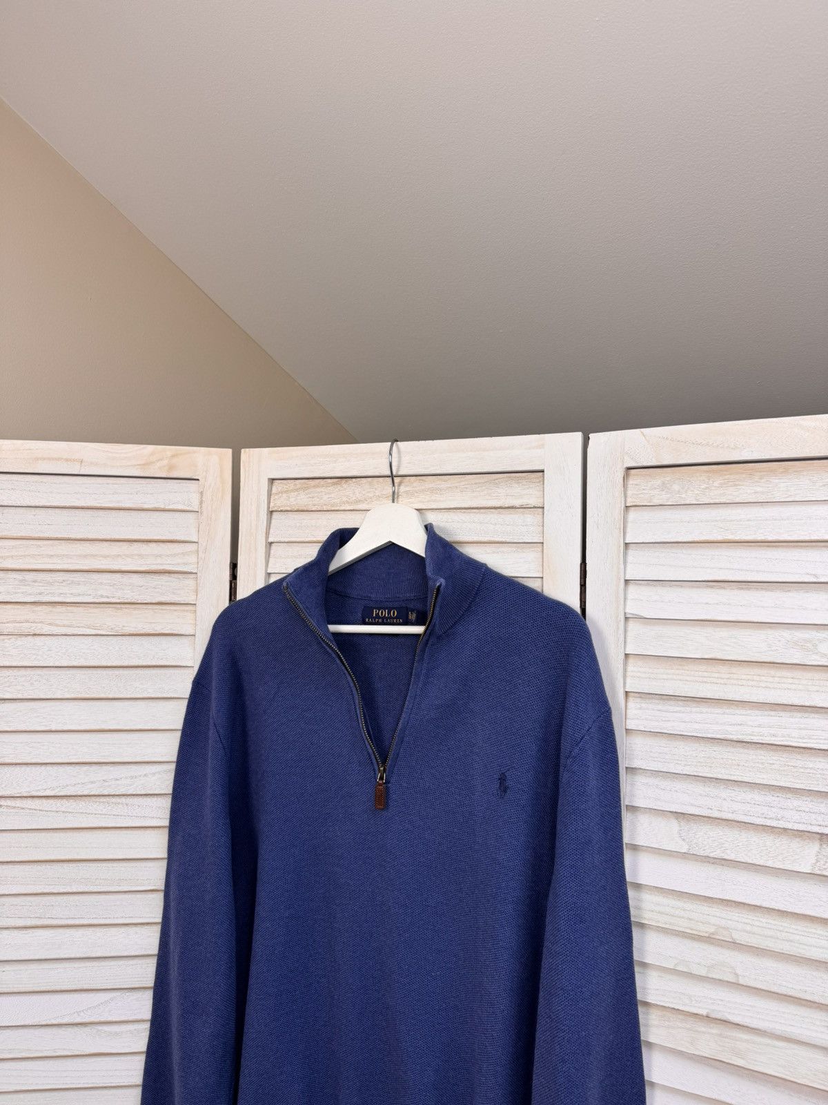 Polo Ralph Lauren Men's Sweater 1/3 Zip Polo Ralph Lauren Size US XL / EU 56 / 4 - 1 Thumbnail