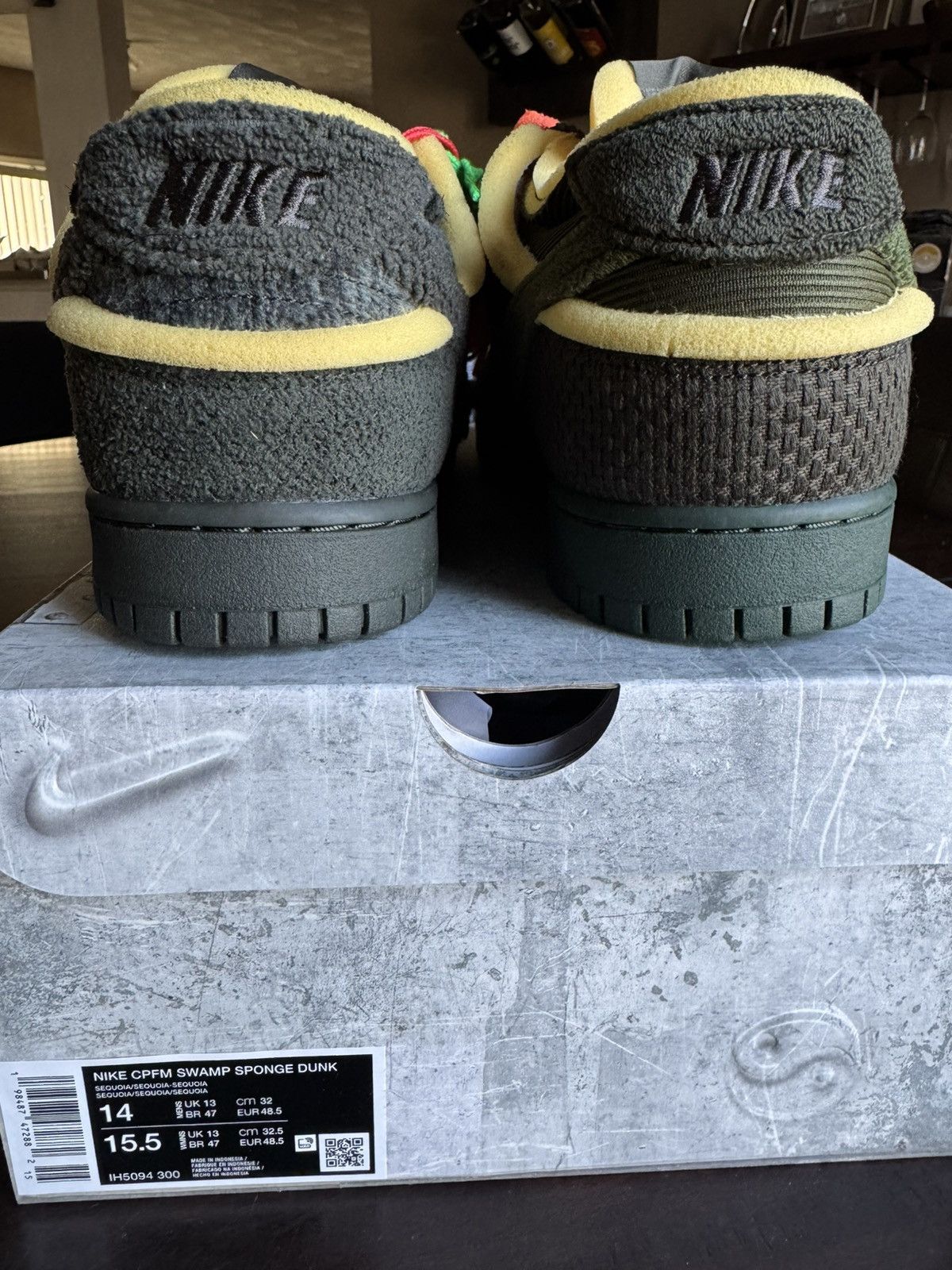 Cactus Plant Flea Market × Nike Nike CPFM Swamp Sponge Dunk Low Sequoia Size US 14 / EU 47 - 7 Thumbnail
