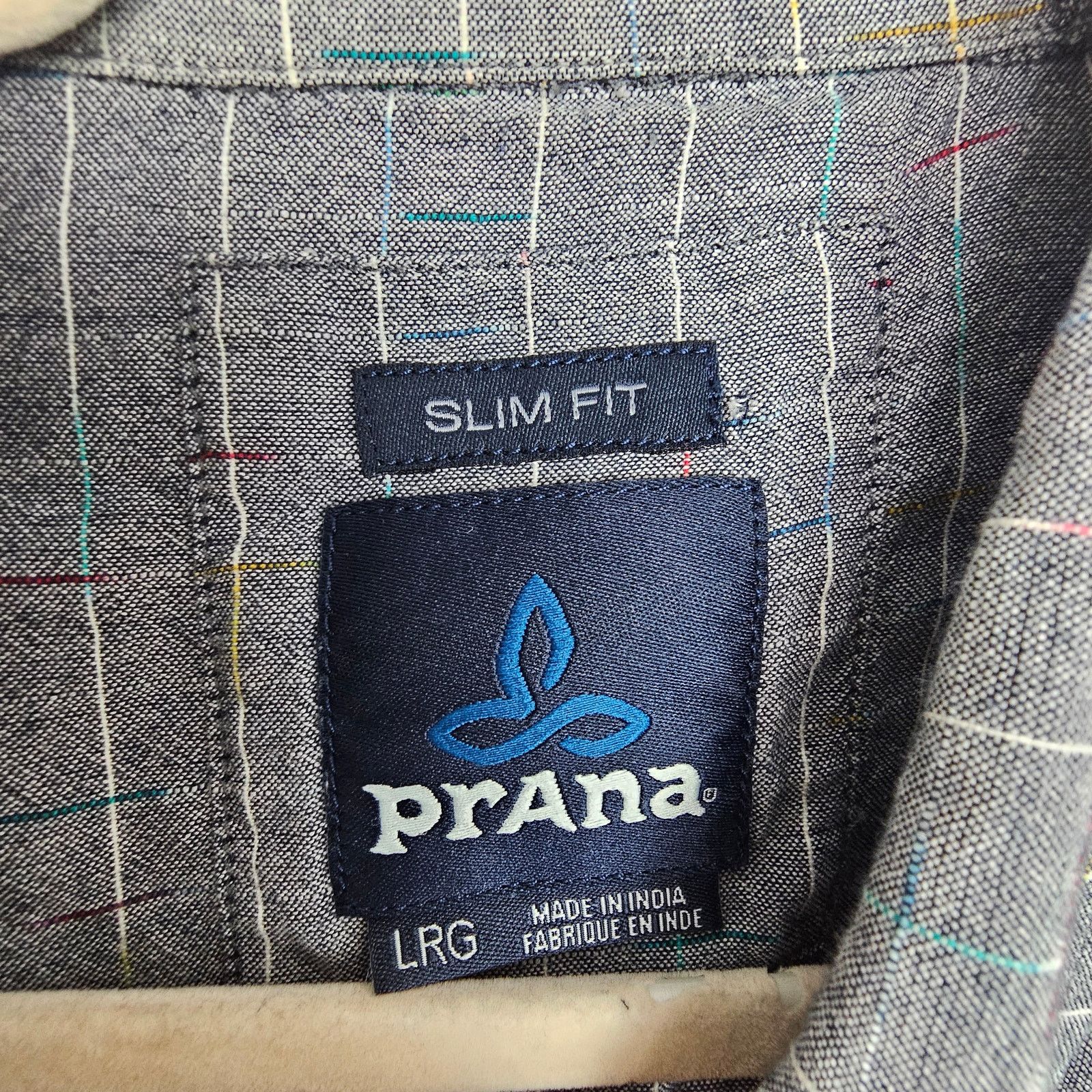 Prana Prana Shirt Gray Button Down Long Sleeve Shirt Collared L Size US L / EU 52-54 / 3 - 6 Thumbnail