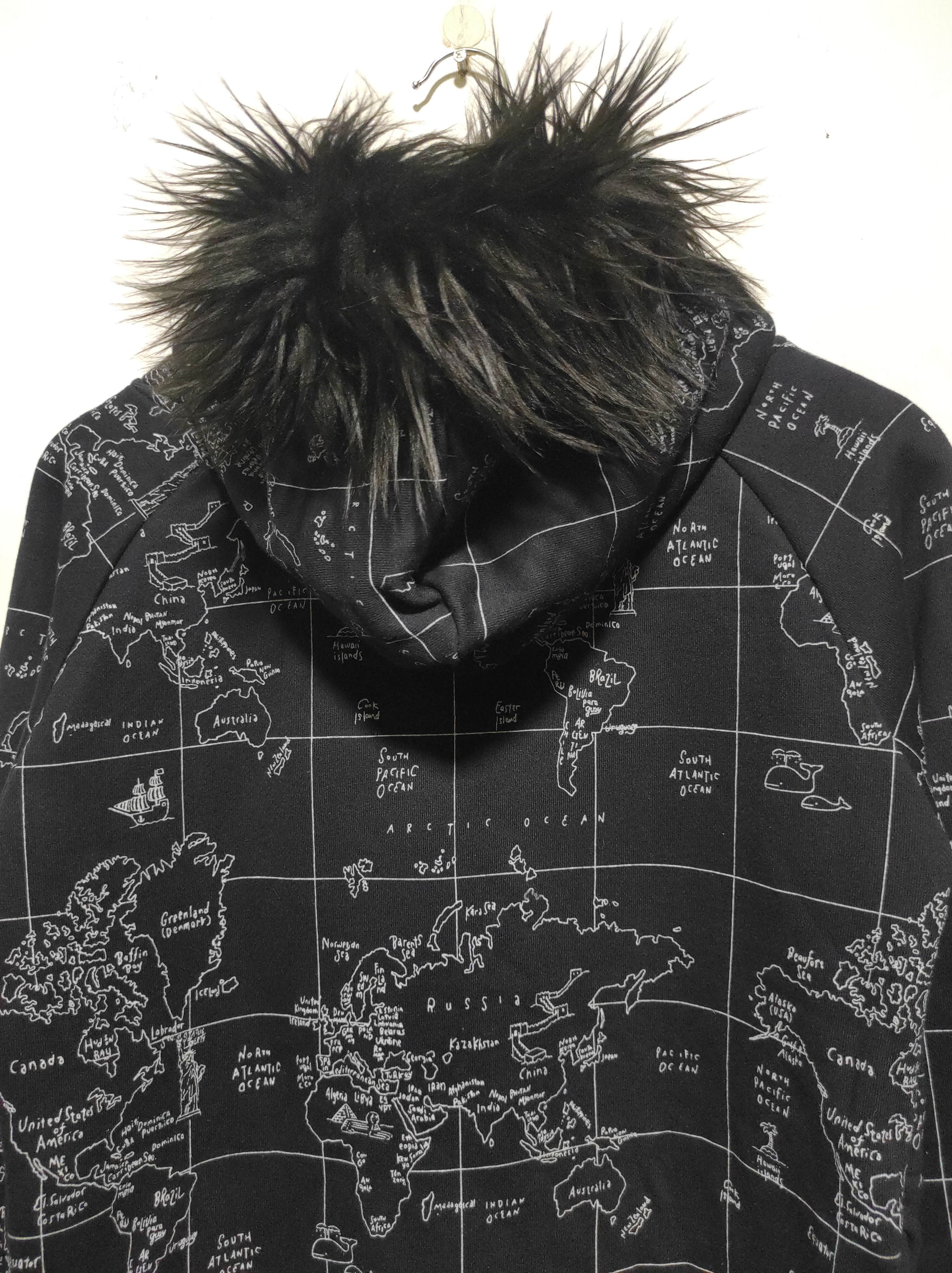 Hysteric Glamour Granip Lady MAP Fur Hoodie IfSixWasNine LGB style Size M / US 6-8 / IT 42-44 - 13 Thumbnail