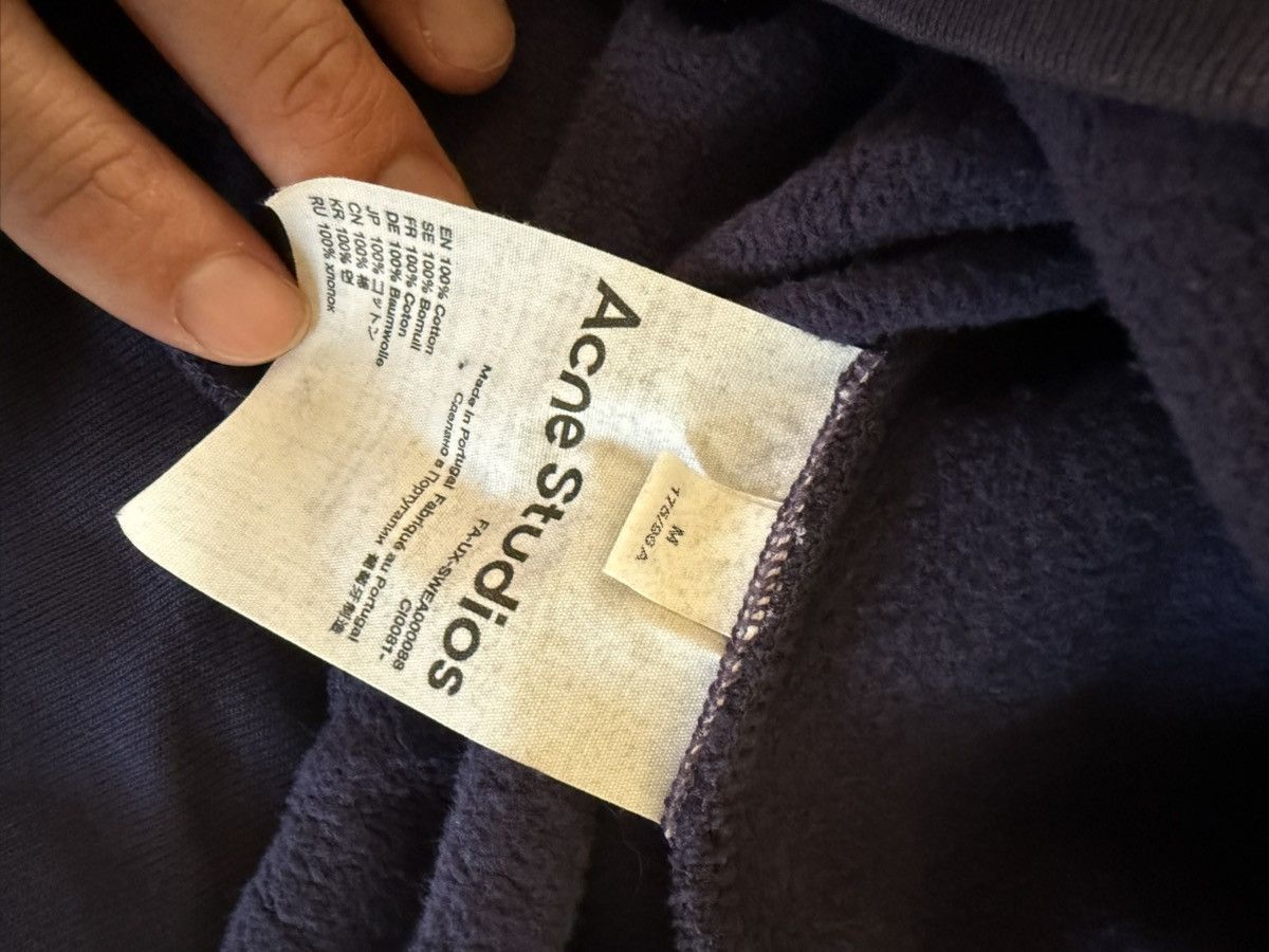 Acne Studios Acne Studios Purple Long Sleeve Logo Sweater Size US M / EU 48-50 / 2 - 4 Thumbnail