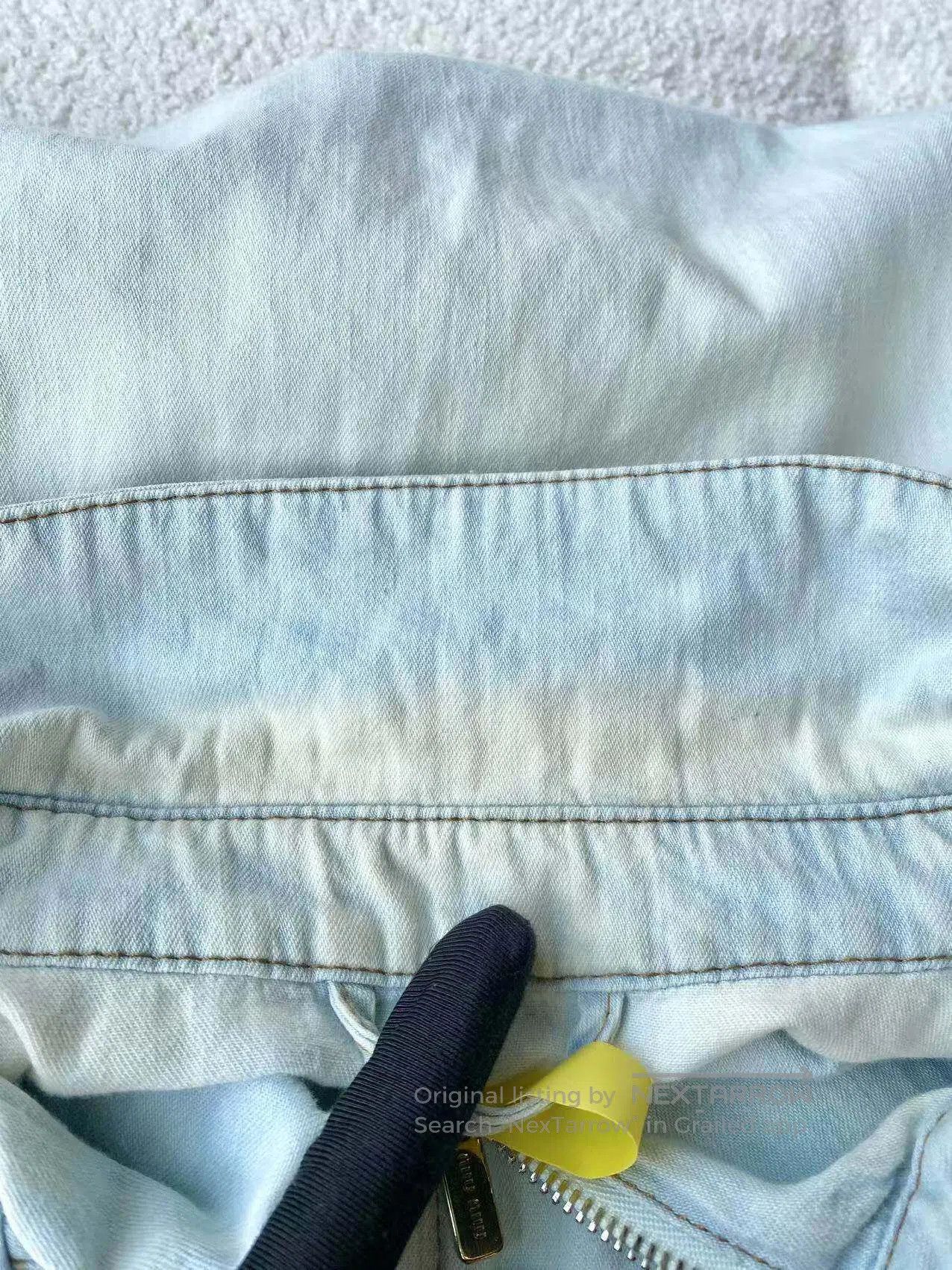 Miu Miu Miu Miu 24SS denim pocket jacket| Size XXS / US 00 / IT 34 - 5 Thumbnail