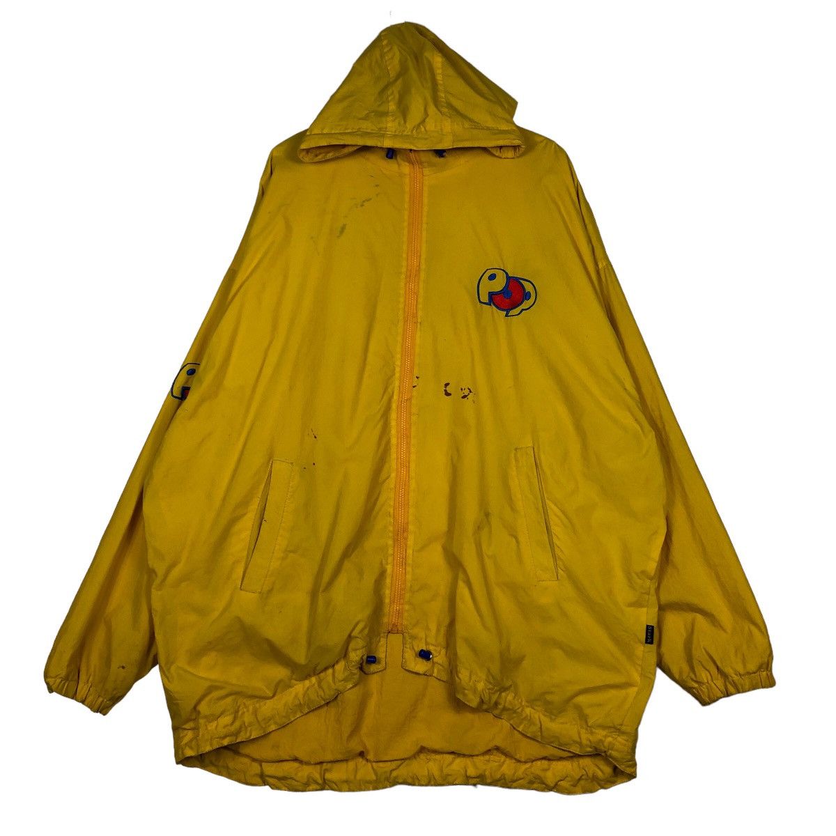 Hysteric Glamour 🔥Vintage Long Jacket Stark Pop Big Logo Japan Made Size US XXL / EU 58 / 5 - 1 Thumbnail