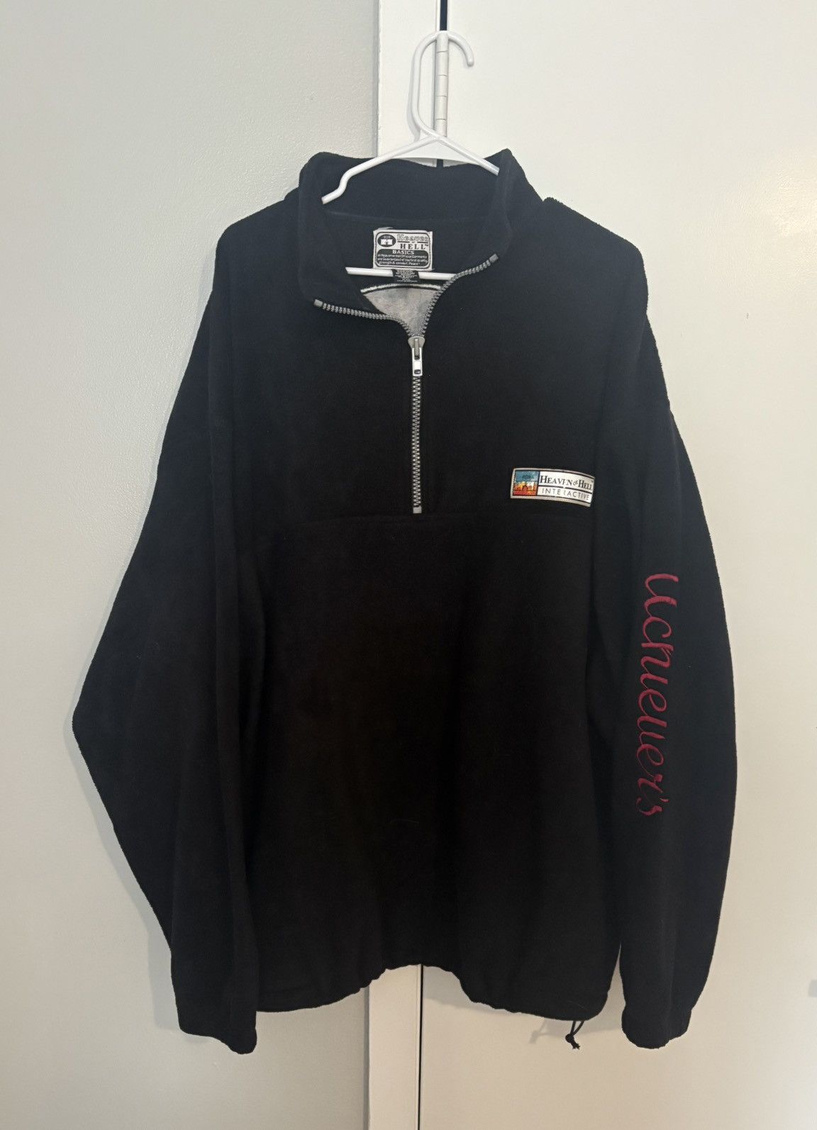 Other Vtg Rap Wu Tang Heaven or HELL Skate Sweater Fleece Zip Up Size US XXL / EU 58 / 5 - 2 Thumbnail