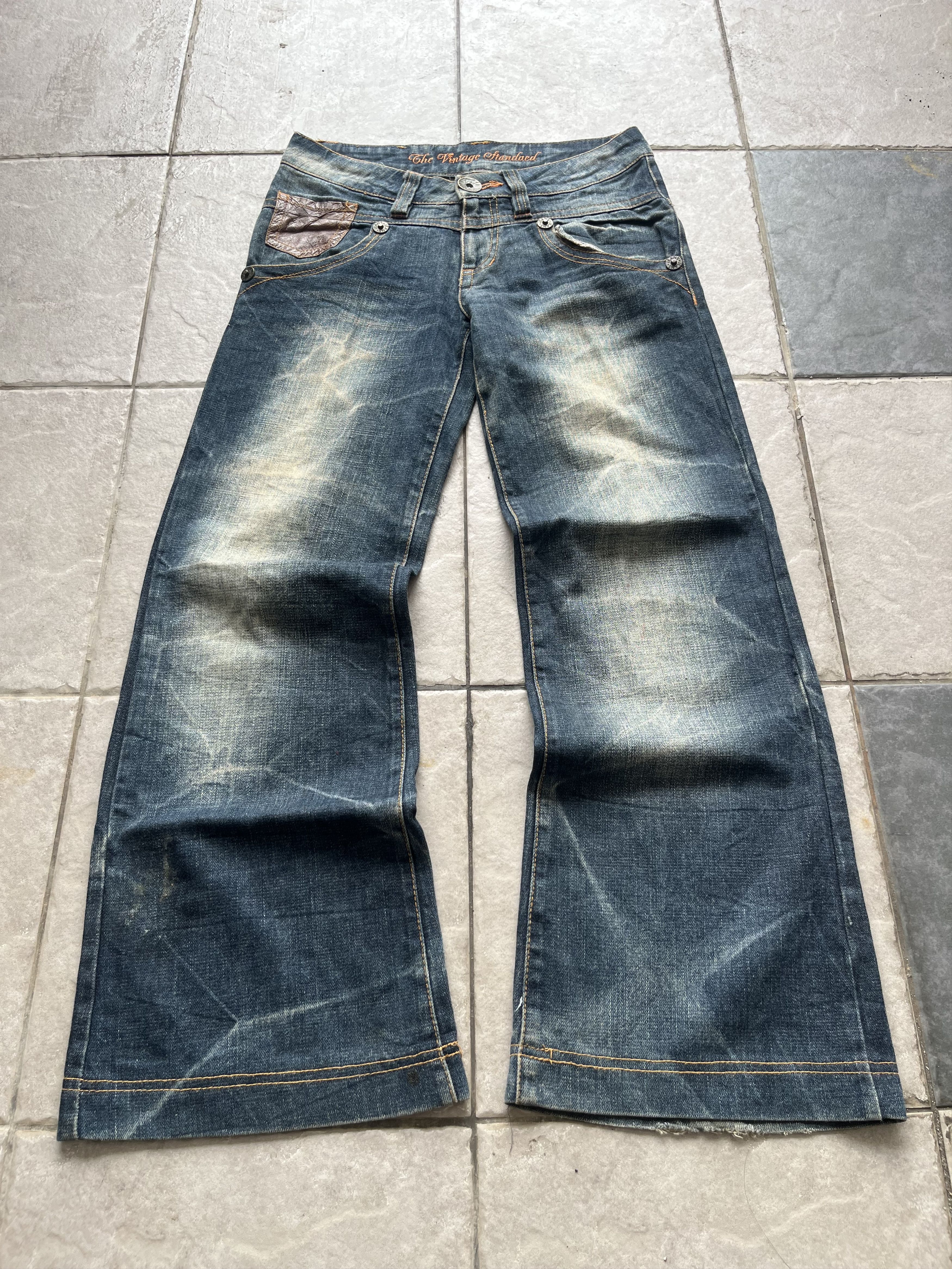 Japanese Brand 💥rare💥 jessy logan whisker washed flare jeans Size US 28 / EU 44 - 1 Thumbnail