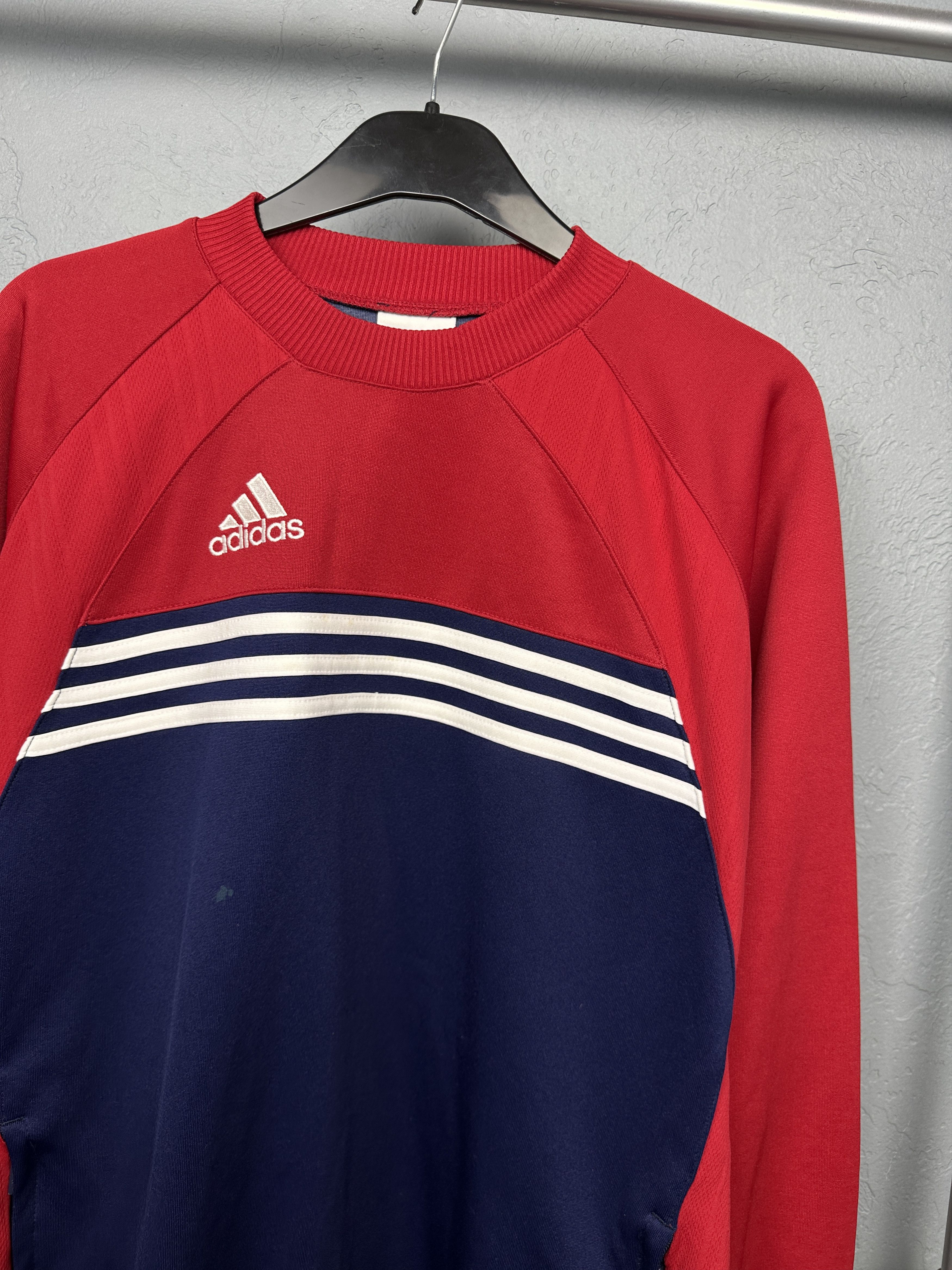 Adidas Adidas 90s Vintage Mens Crew Neck Sweatshirt Size US S / EU 44-46 / 1 - 2 Thumbnail