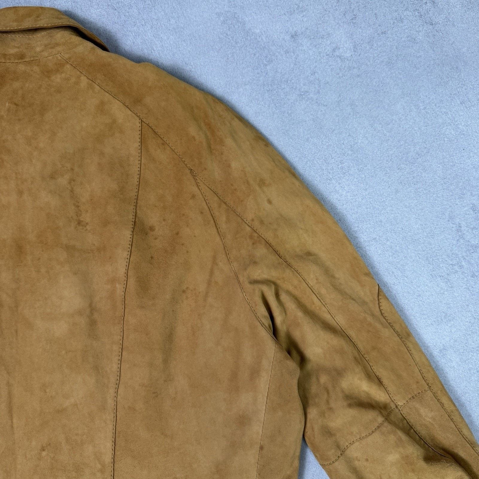 Dolce & Gabbana Dolce Gabbana Men Leather Suede Jacket Beige Size 50 Size US M / EU 48-50 / 2 - 19 Thumbnail