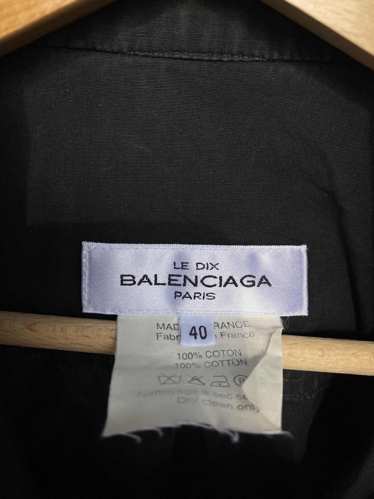 Balenciaga Balenciaga Le Dix Autumn 2001 Cargo Pockets Runway Shirt Size L / US 10 / IT 46 - 10 Thumbnail