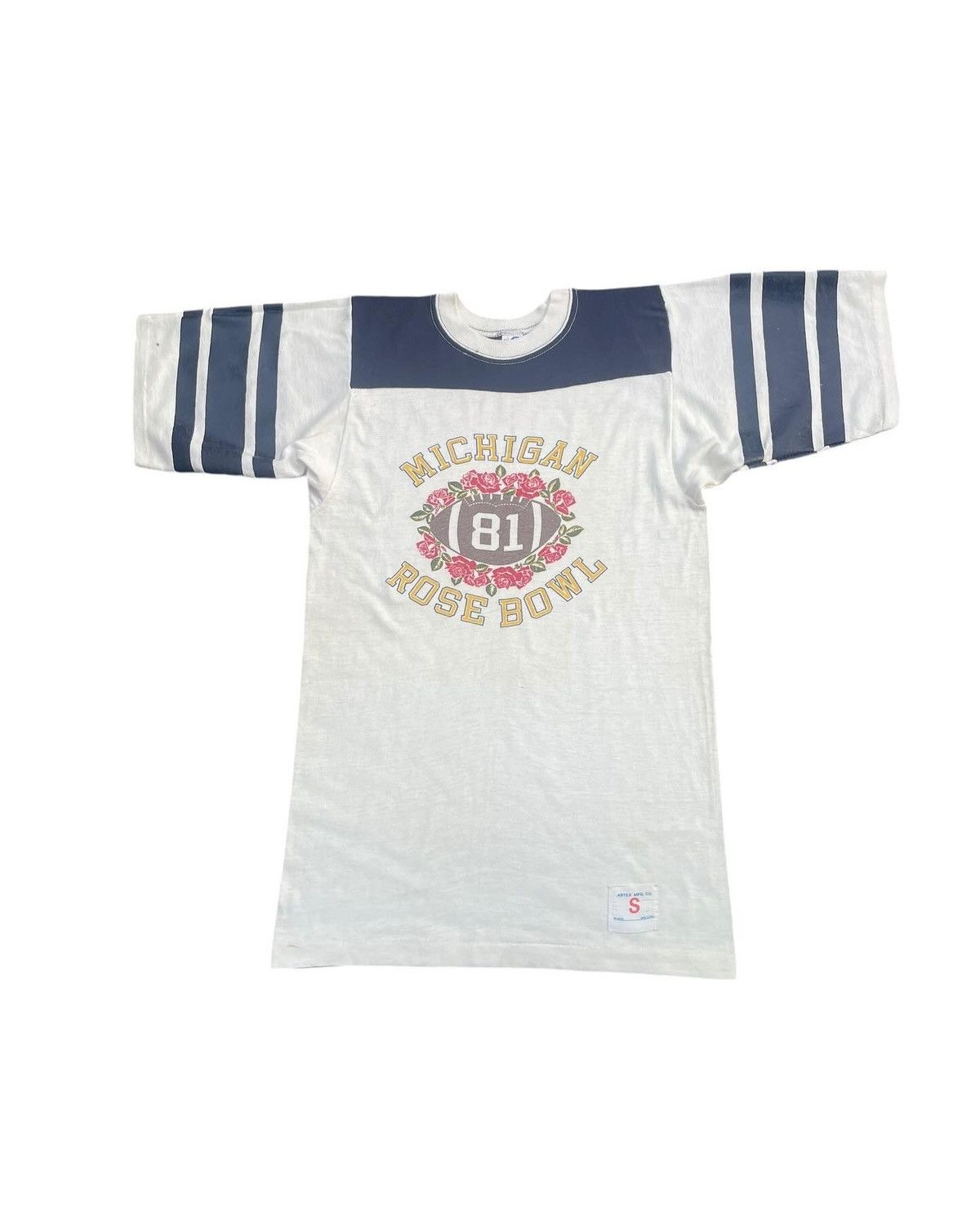 Artek × Vintage Vintage Michigan Rosebowl Tshirt Size US XS / EU 42 / 0 - 1 Thumbnail