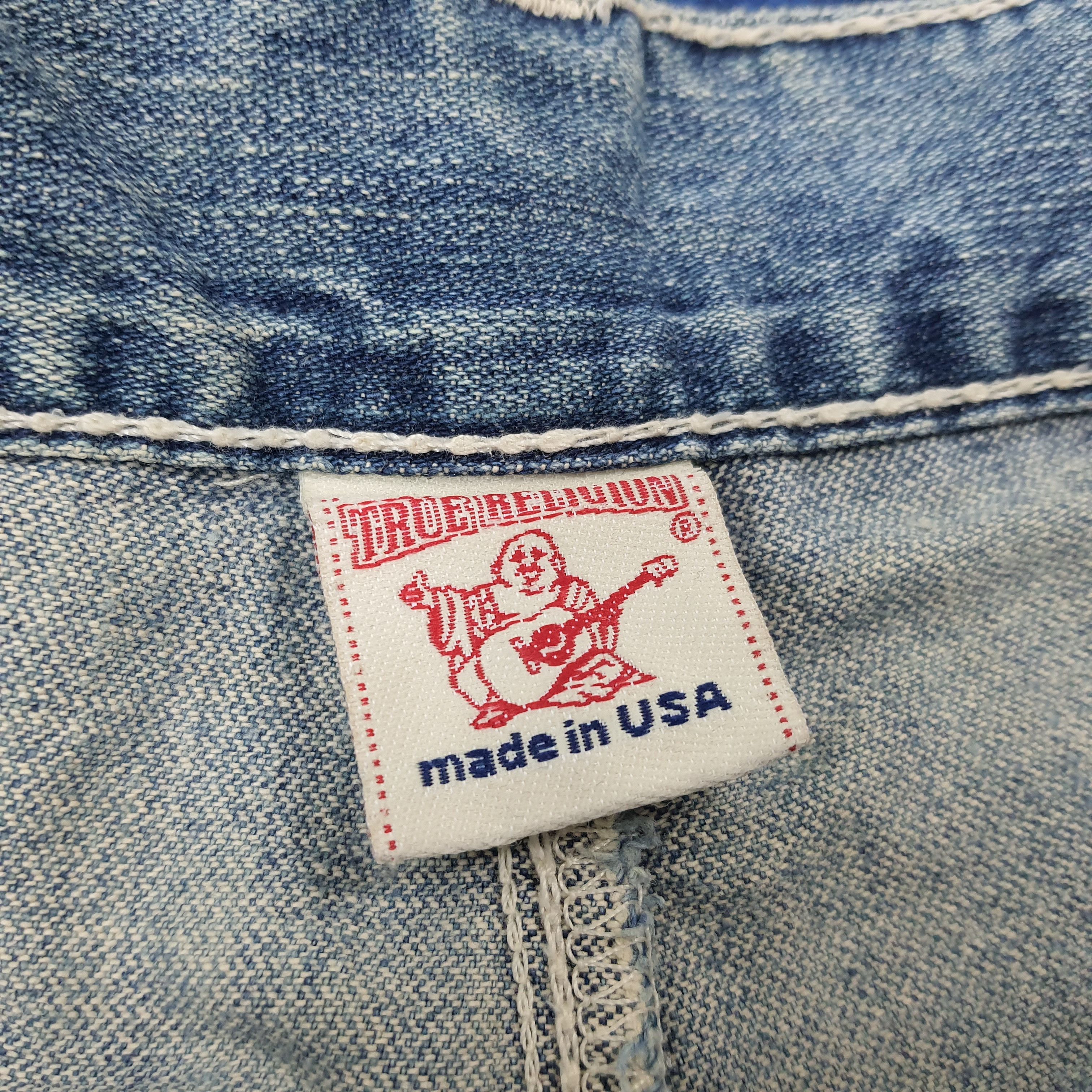 True Religion Vintage True Religion Marco Big T Distressed Jeans C272N13 Size US 33 - 9 Thumbnail
