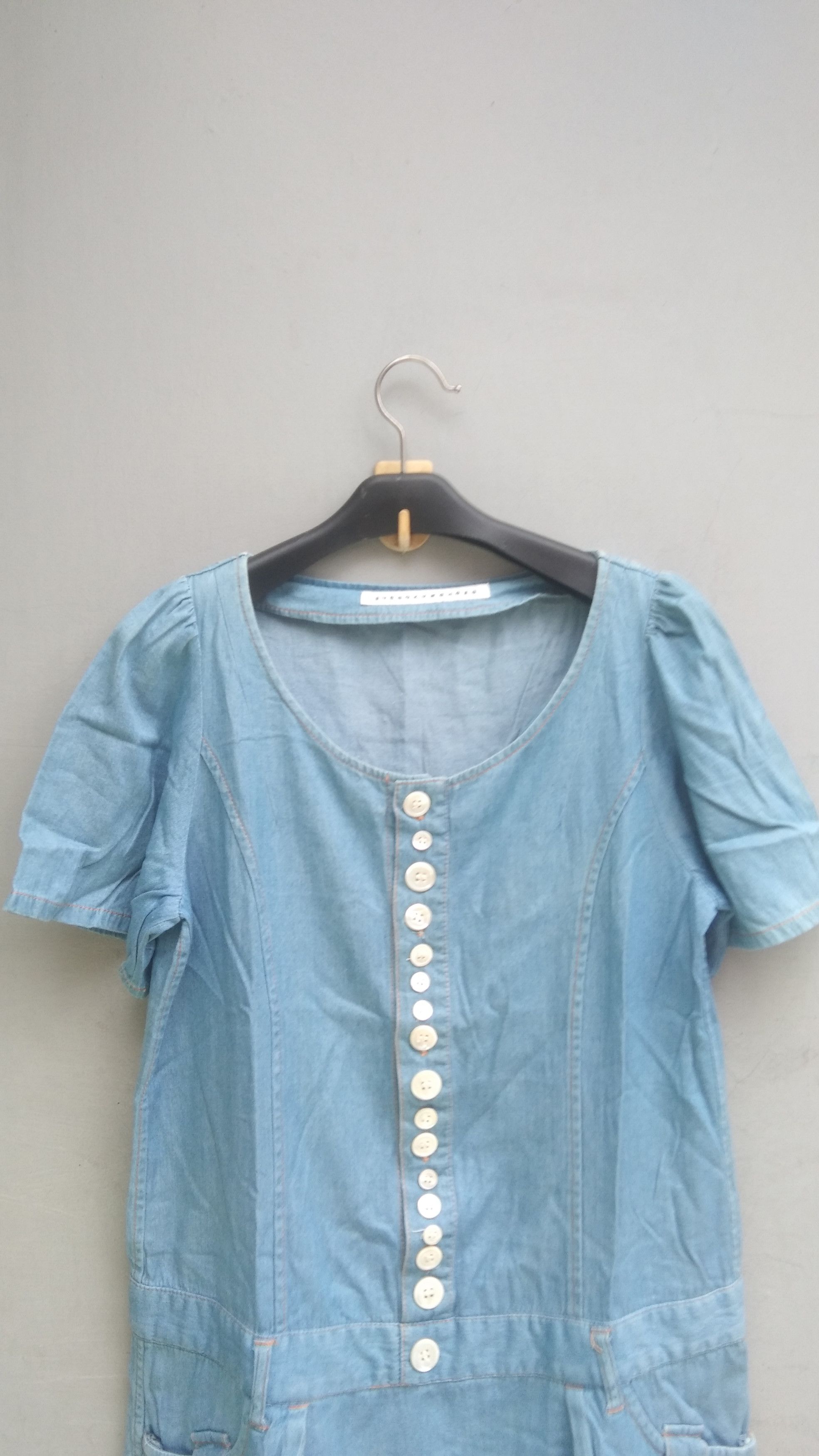 Issey Miyake × Sunao Kuwahara × Vintage Sunao kuwahara pocket blue dress Size M / US 6-8 / IT 42-44 - 2 Thumbnail